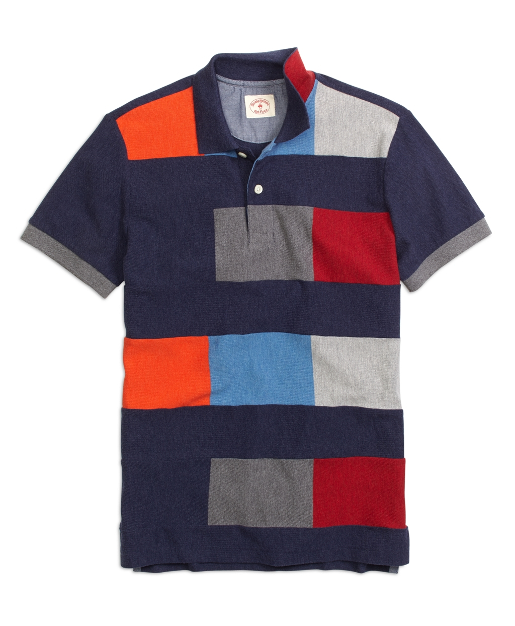 Lyst Brooks Brothers Color Block Polo Shirt In Blue For Men 4916