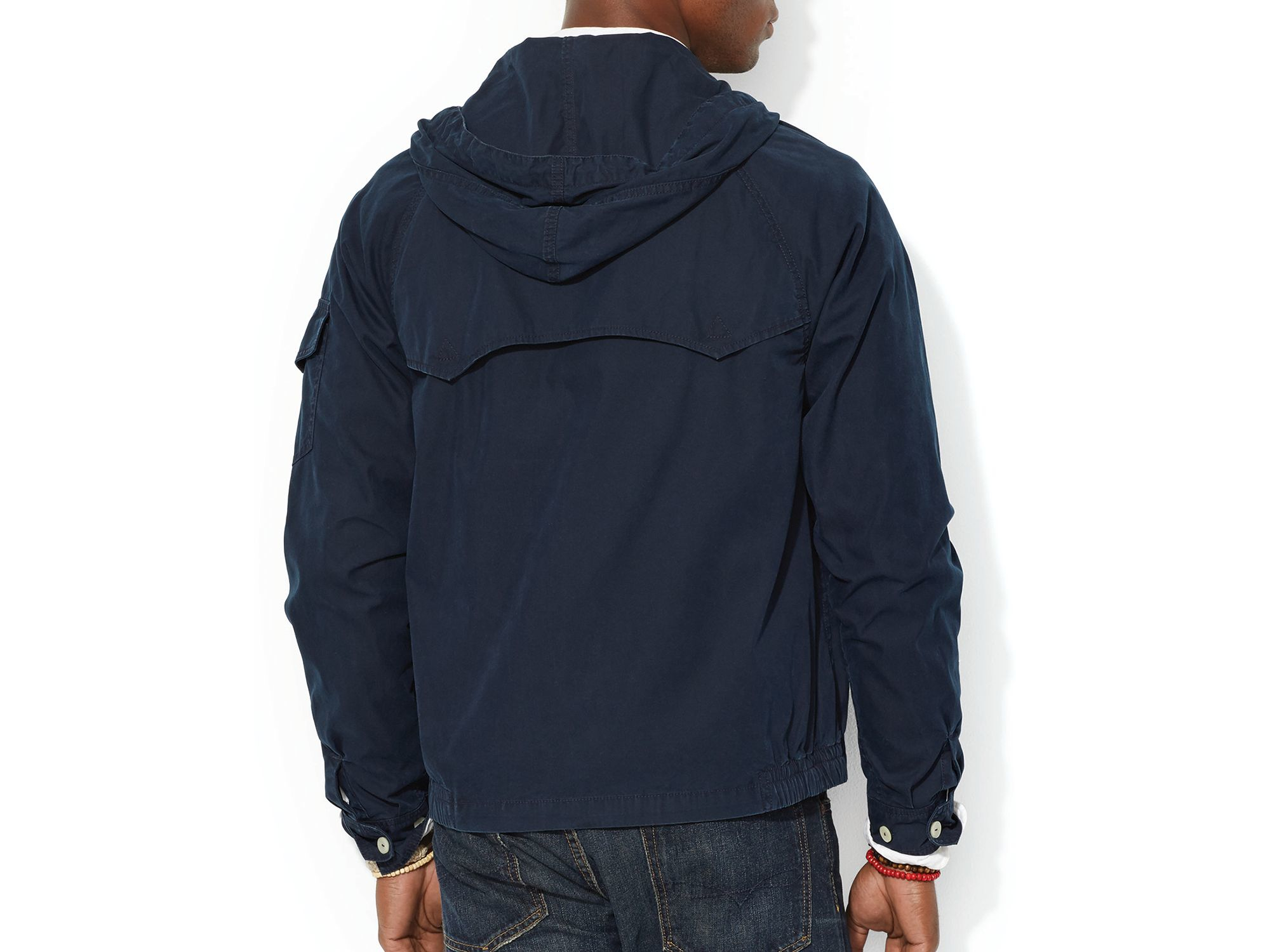 Lyst Ralph Lauren Polo Hooded Windbreaker in Blue for Men