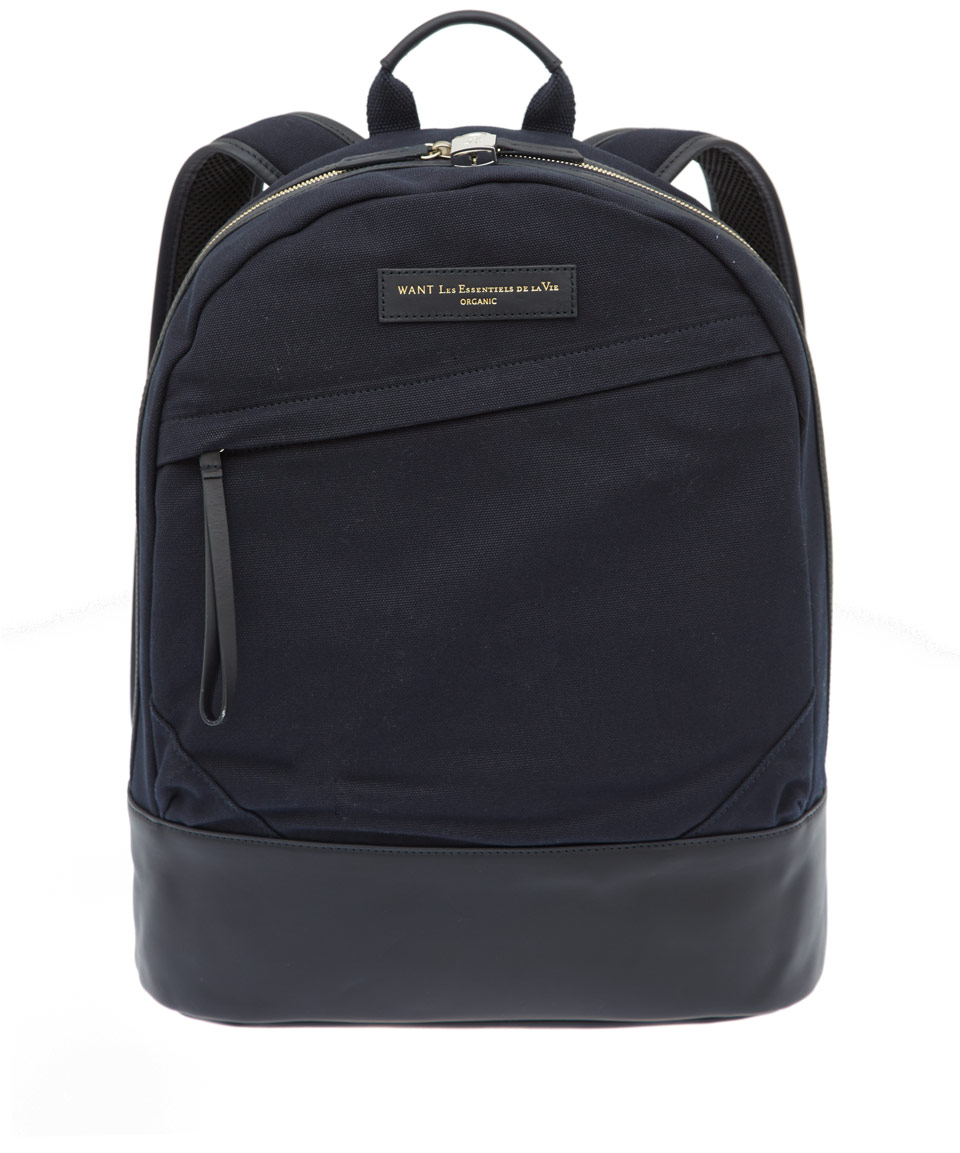 Want Les Essentiels De La Vie Navy Organic Kastrup Backpack in Blue for ...