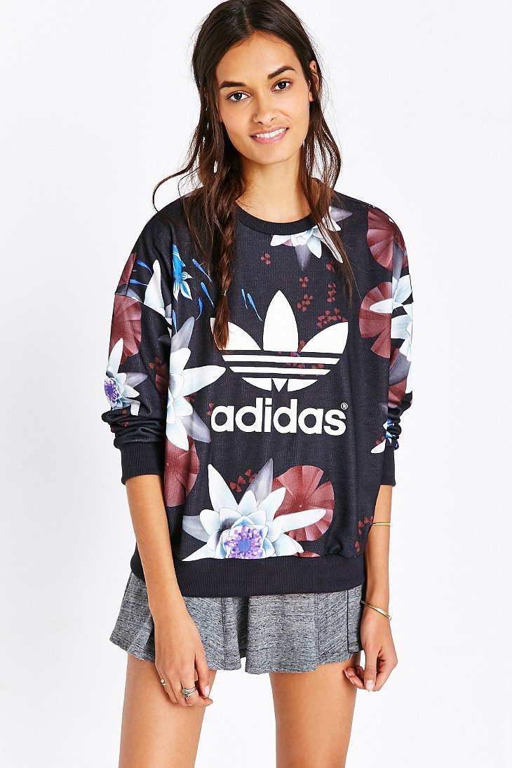adidas multicolor sweatshirt