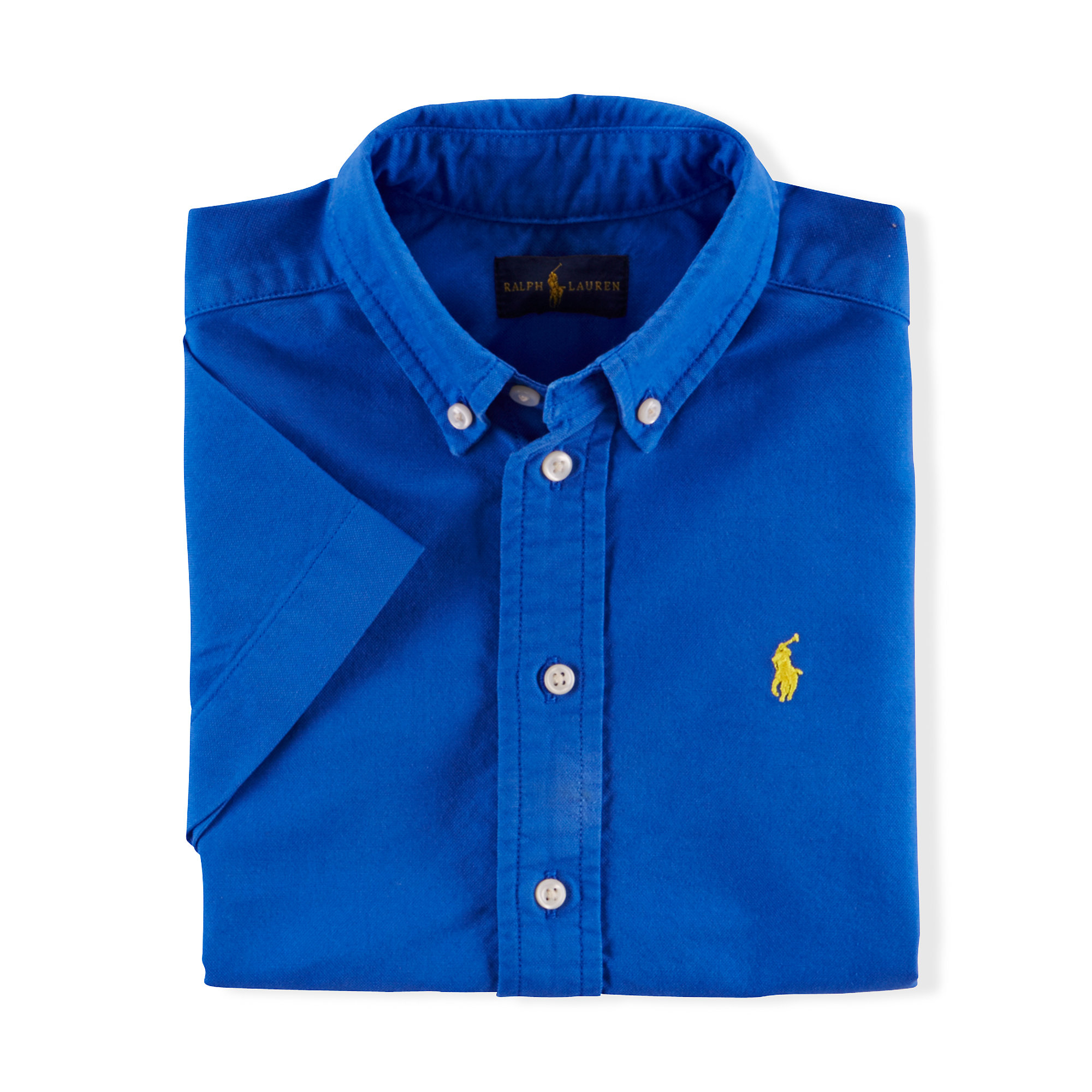 Lyst - Ralph Lauren Blake Surf-wash Cotton Shirt in Blue