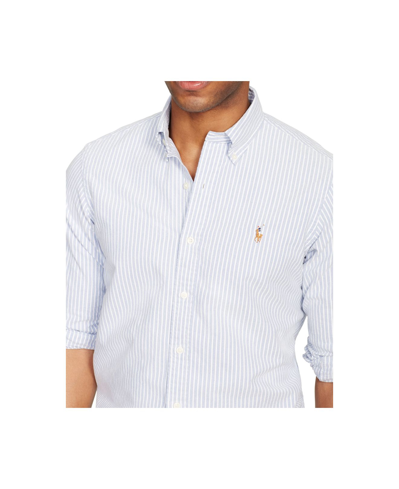 mens white slim fit oxford shirt