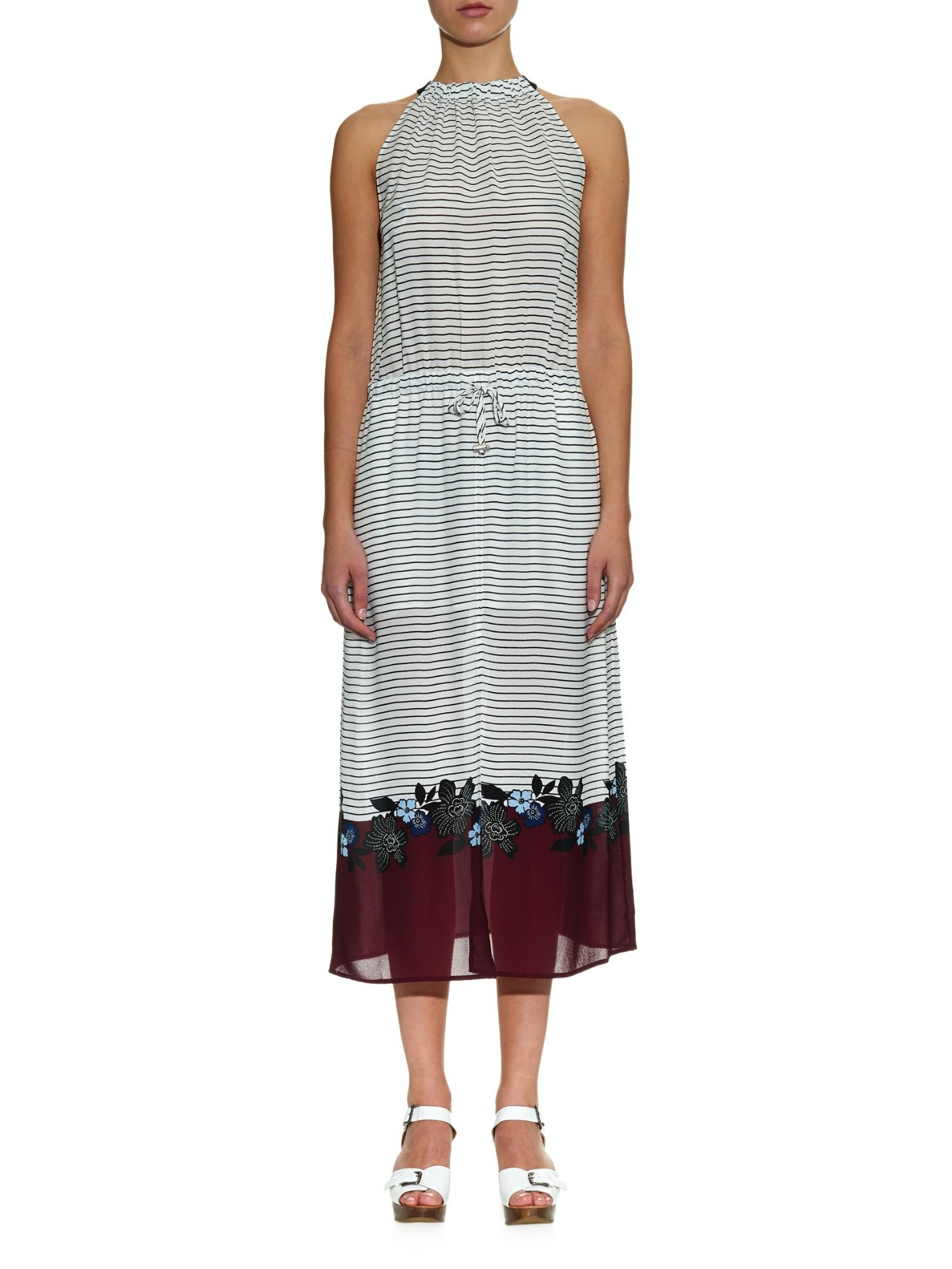 midi silk robe