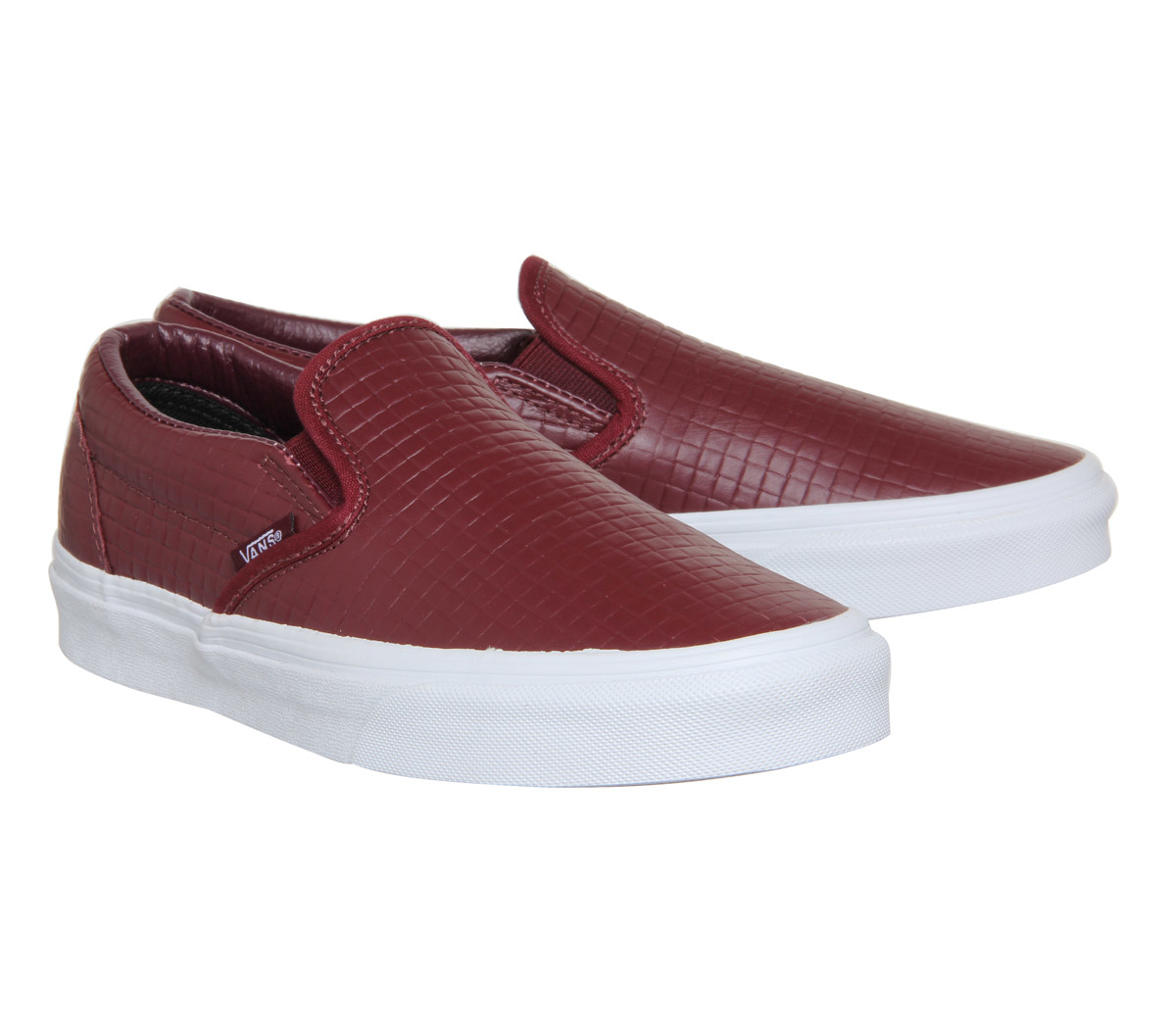 Lyst - Vans Classic Slip On Shoes in Red for Men