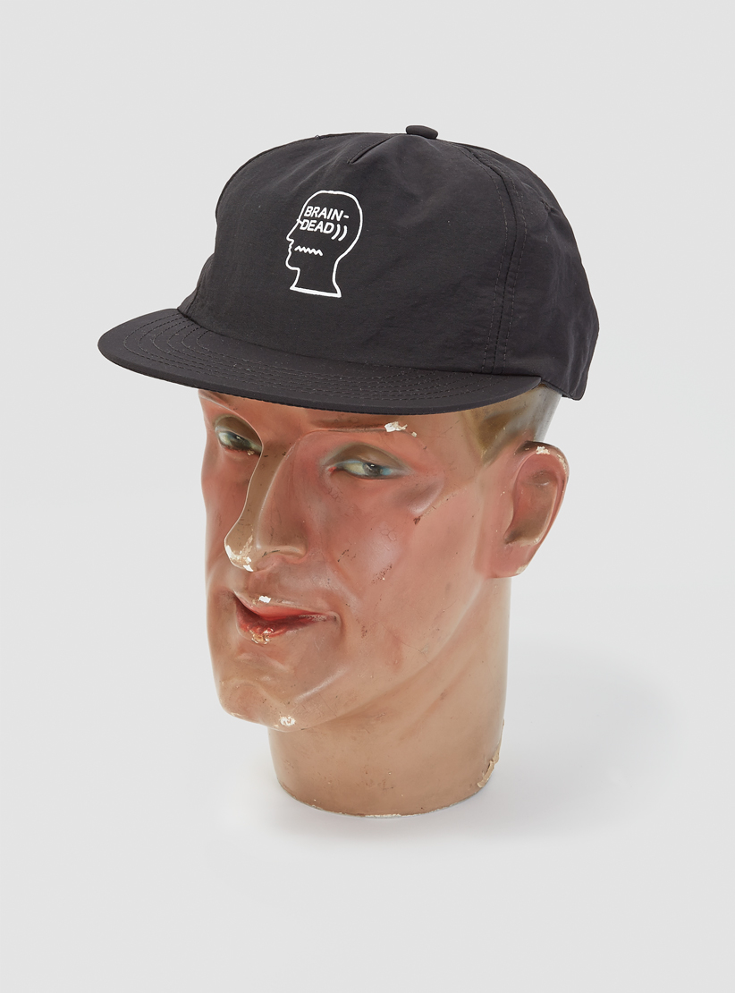 Lyst Brain dead Logo Hat Black in Black for Men