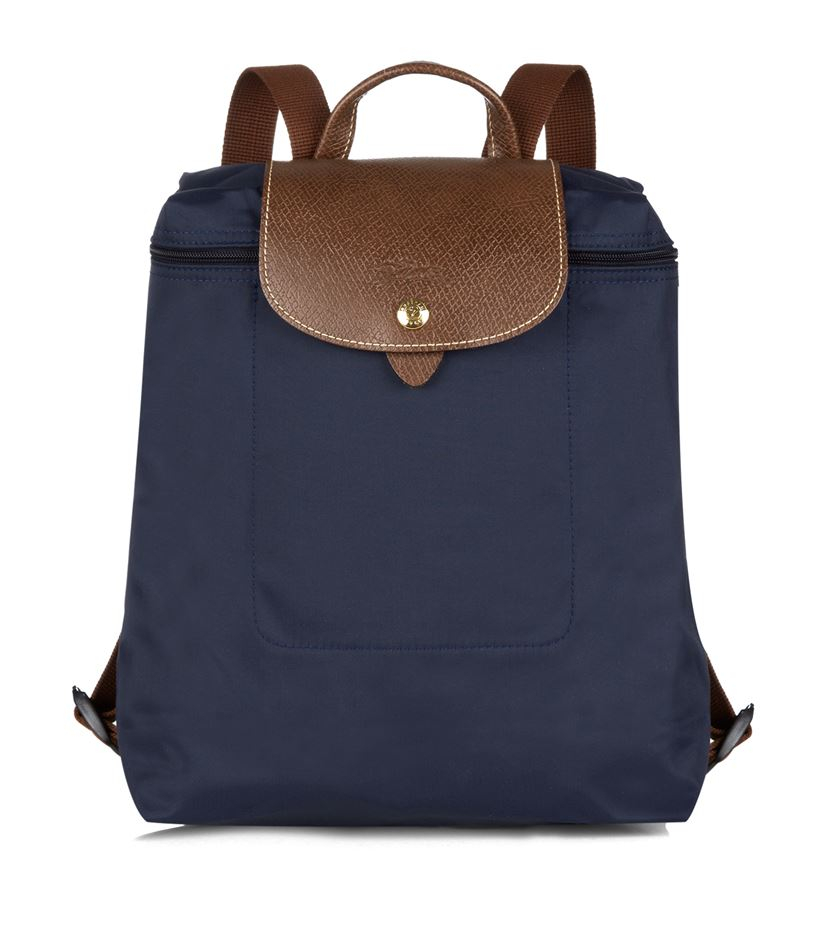 Lyst - Longchamp Le Pliage Backpack in Blue