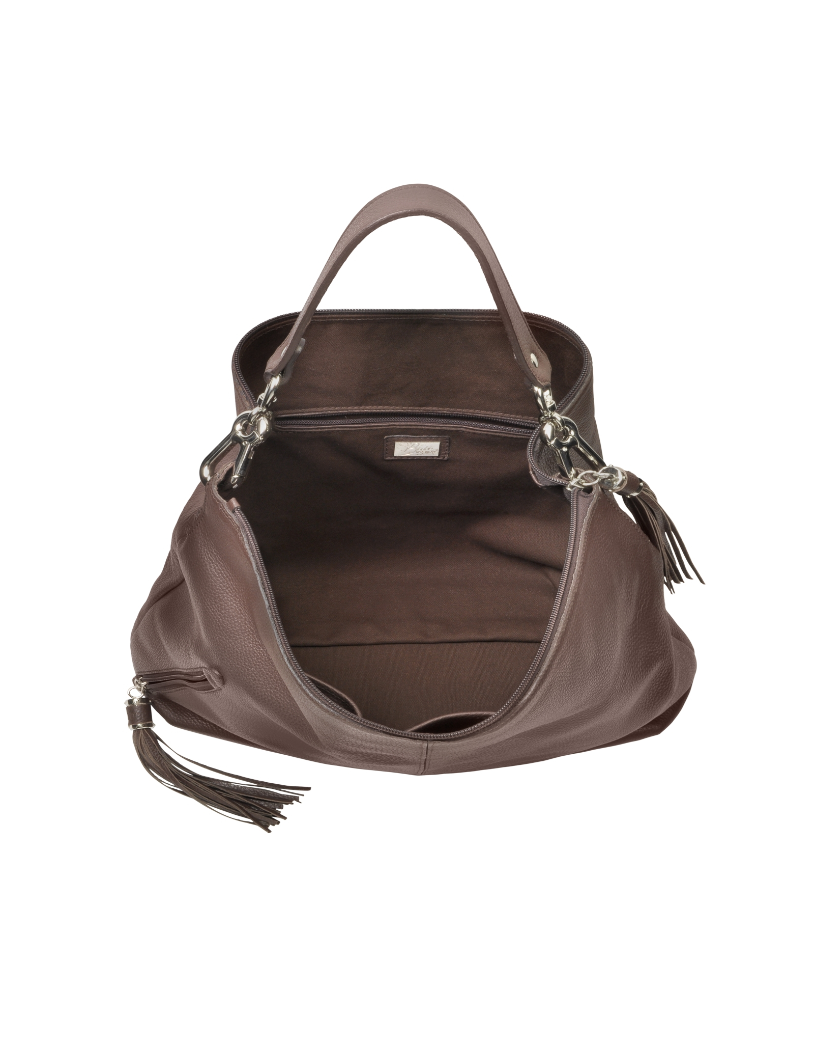 Buti Dark Brown Leather Shoulder Bag in Brown | Lyst