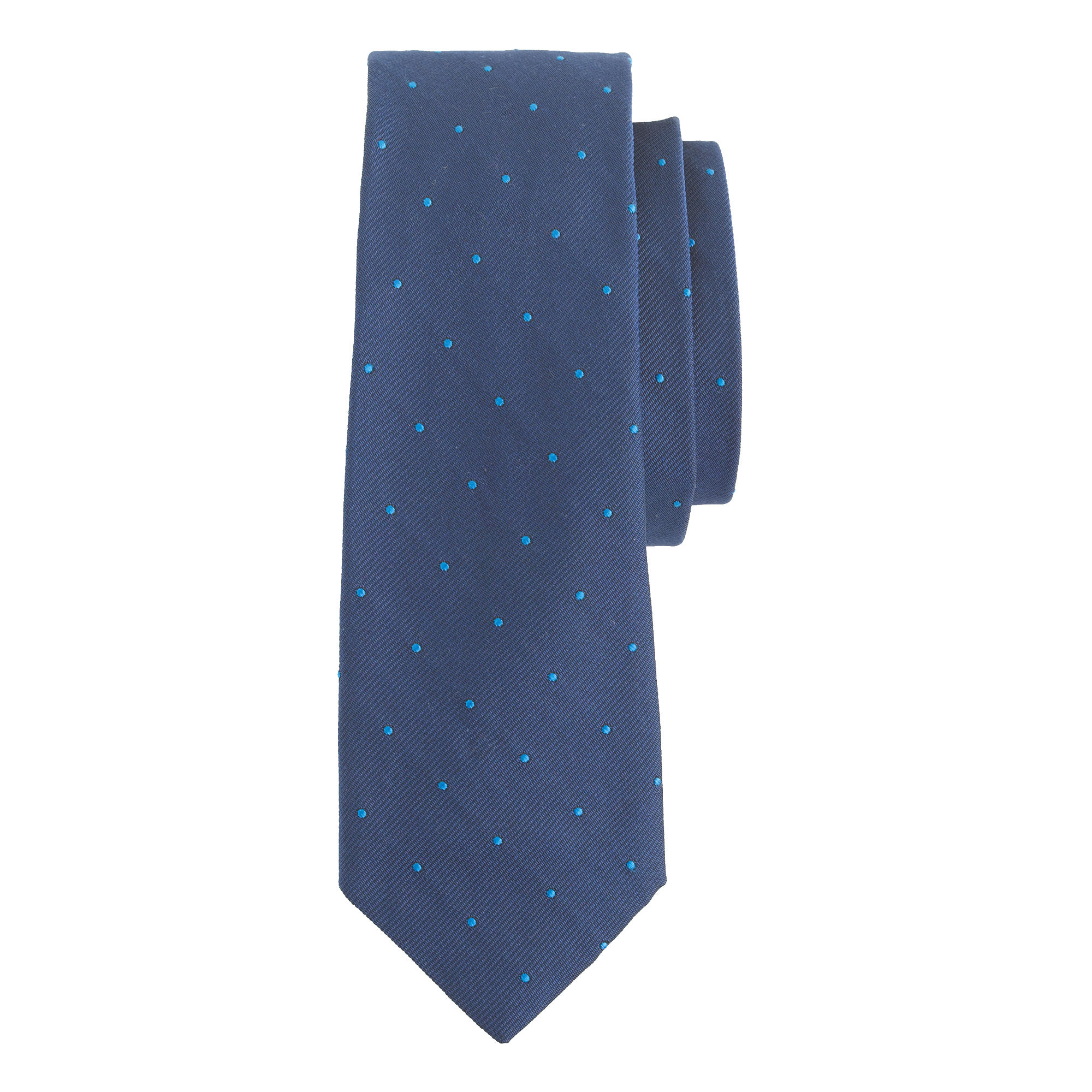 Lyst - J.Crew English Silk Tie In Dot in Blue for Men