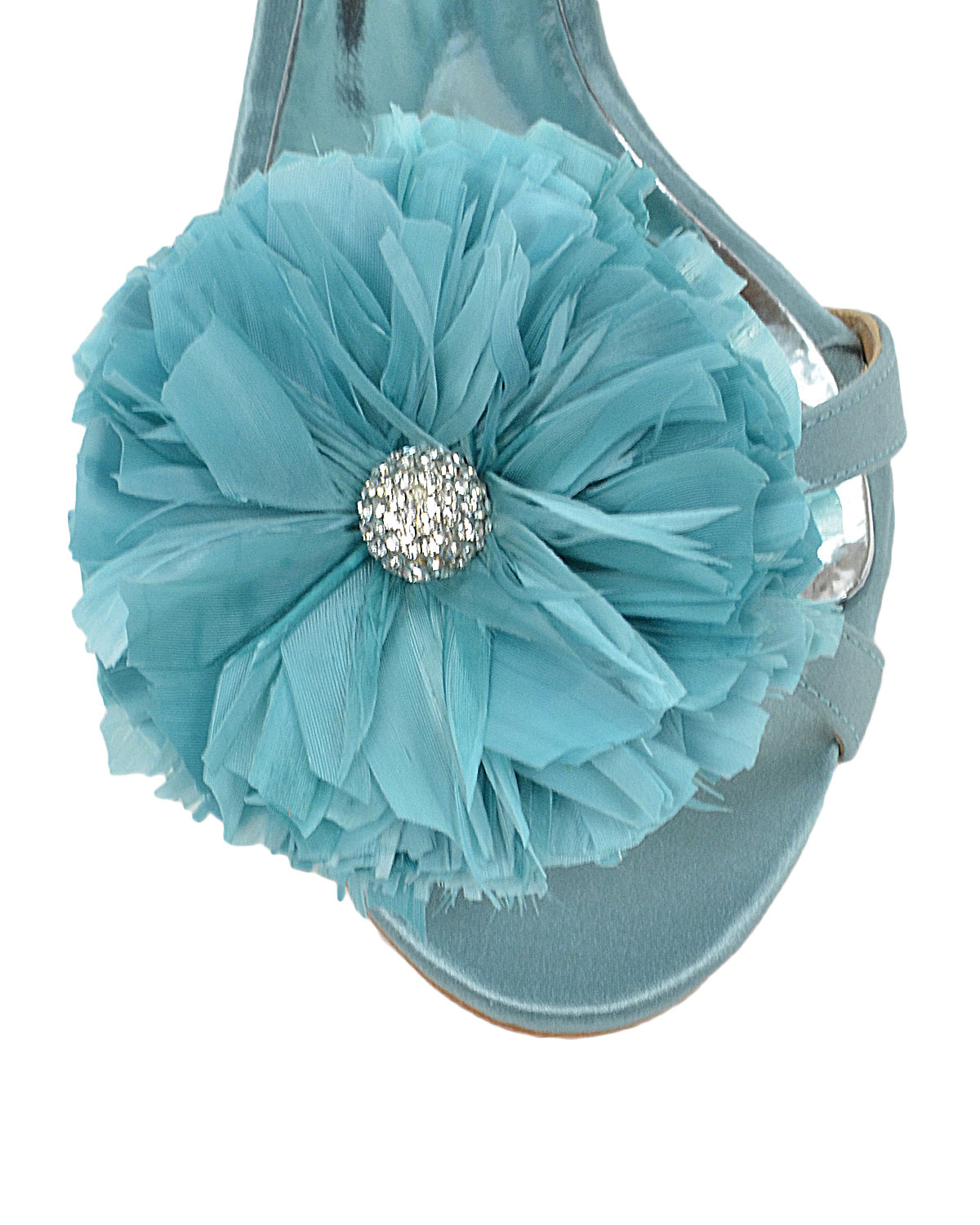badgley mischka blue sandals