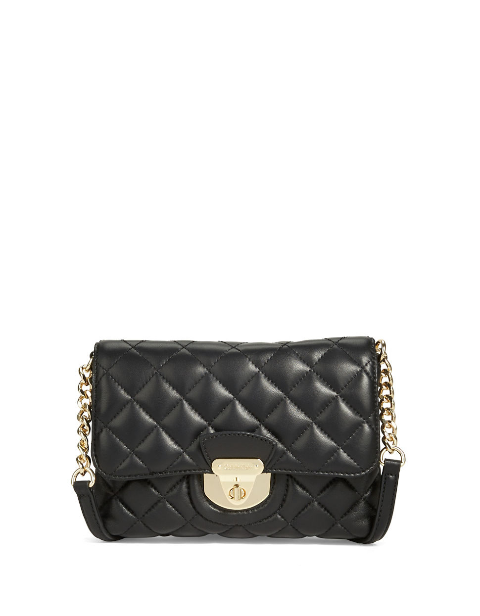 Lyst Calvin Klein Quilted Crossbody Bag In Black Gallery