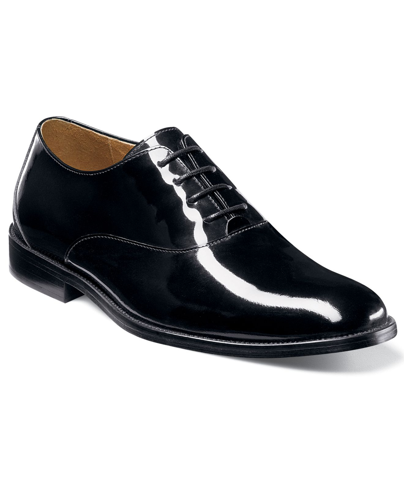 Florsheim Kingston Patent Leather Plain Toe Oxfords In Black For Men Lyst