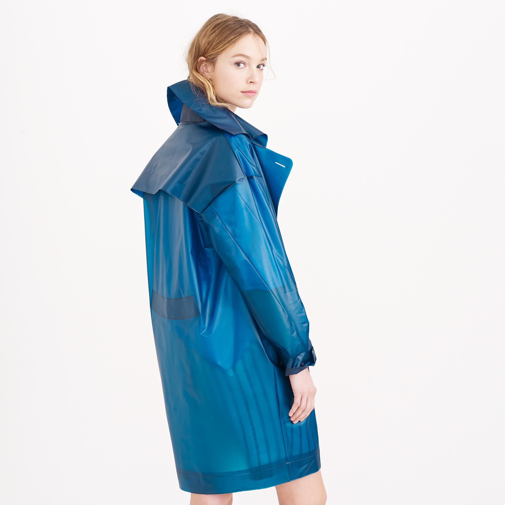 bubble trench coat womens