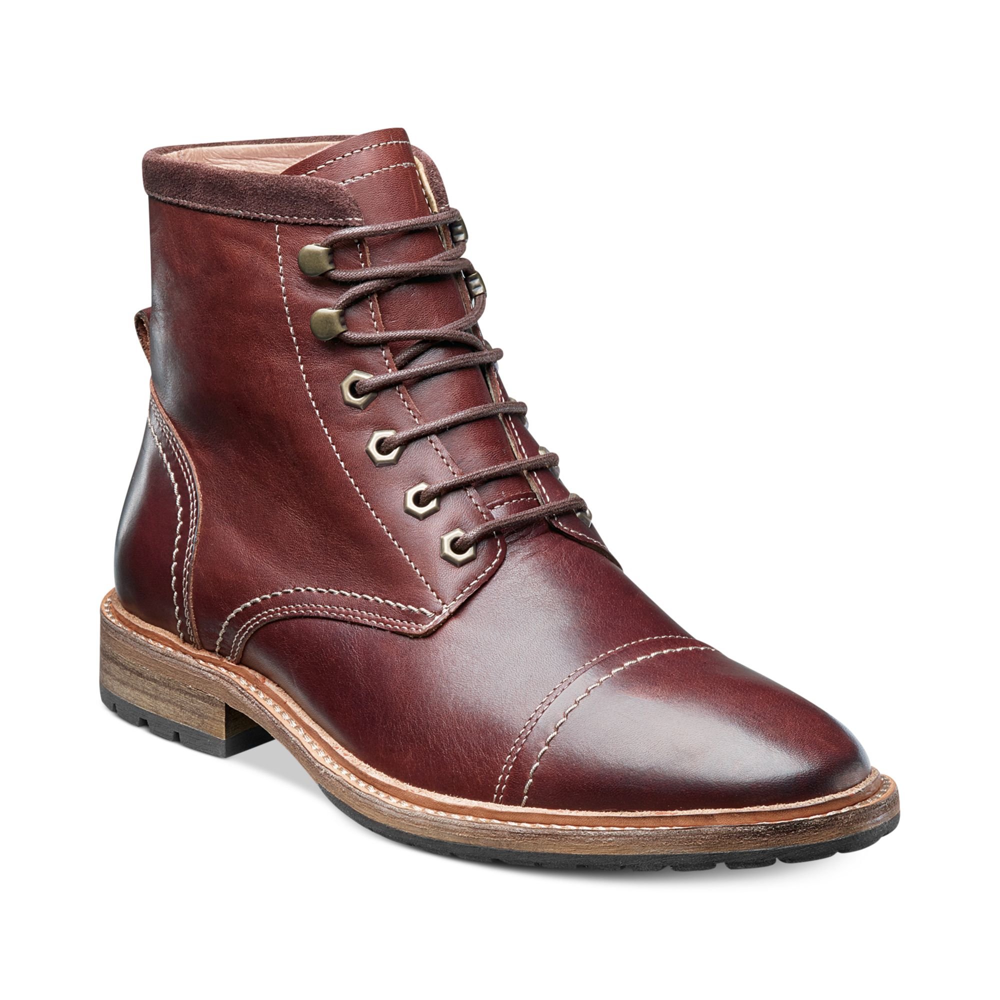 Lyst - Florsheim Indie Laceup Cap Toe Boots in Brown for Men