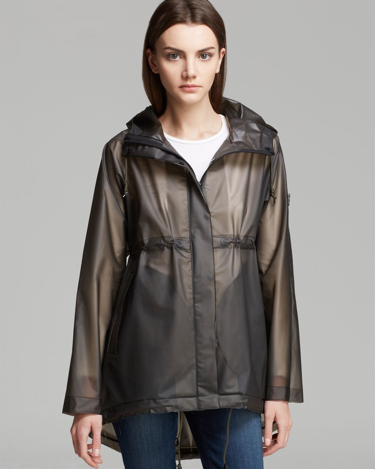 Lyst - Hunter Raincoat Original Clear Smock in Gray