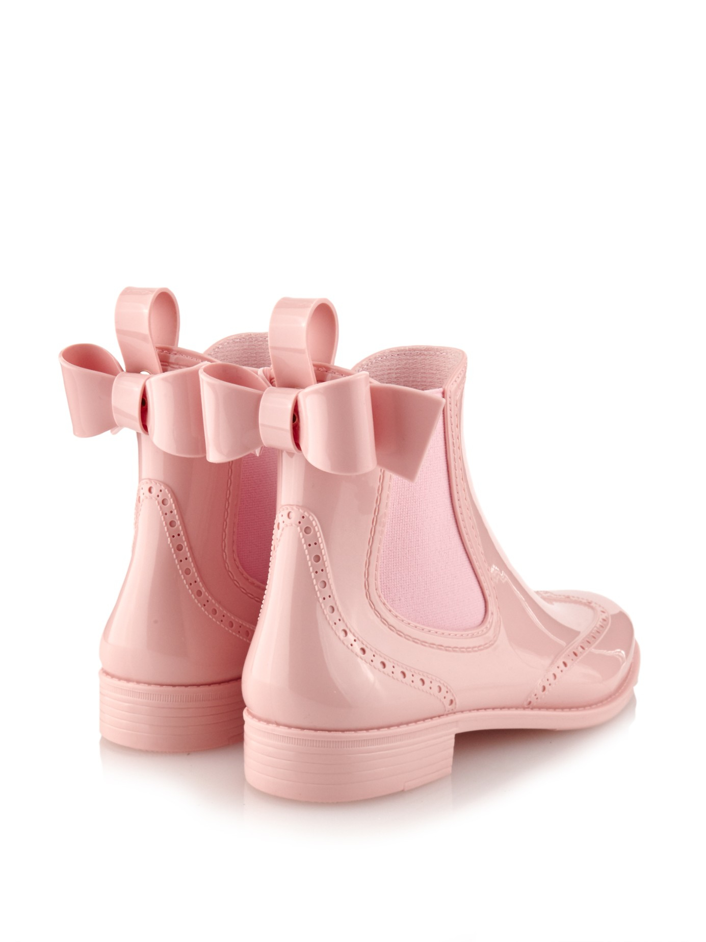 valentino rain boots bow