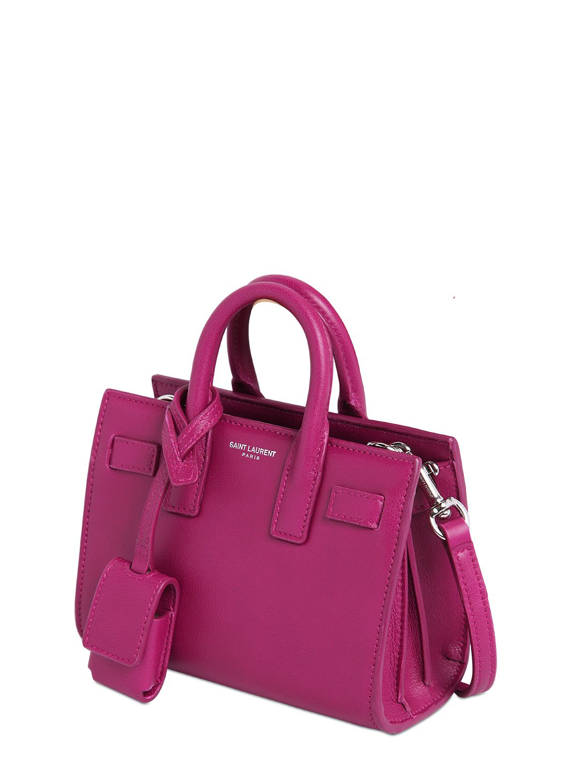 Saint laurent Toy Sac De Jour Leather Shoulder Bag in Pink ...