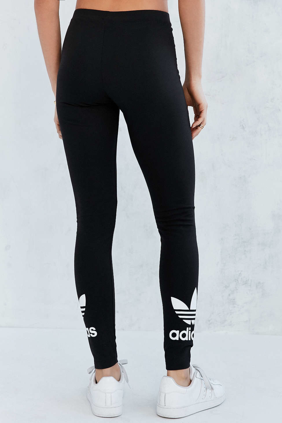 Adidas Originals 3 Stripes High Waisted Leggings Black White GM4659 - SIZE  Small