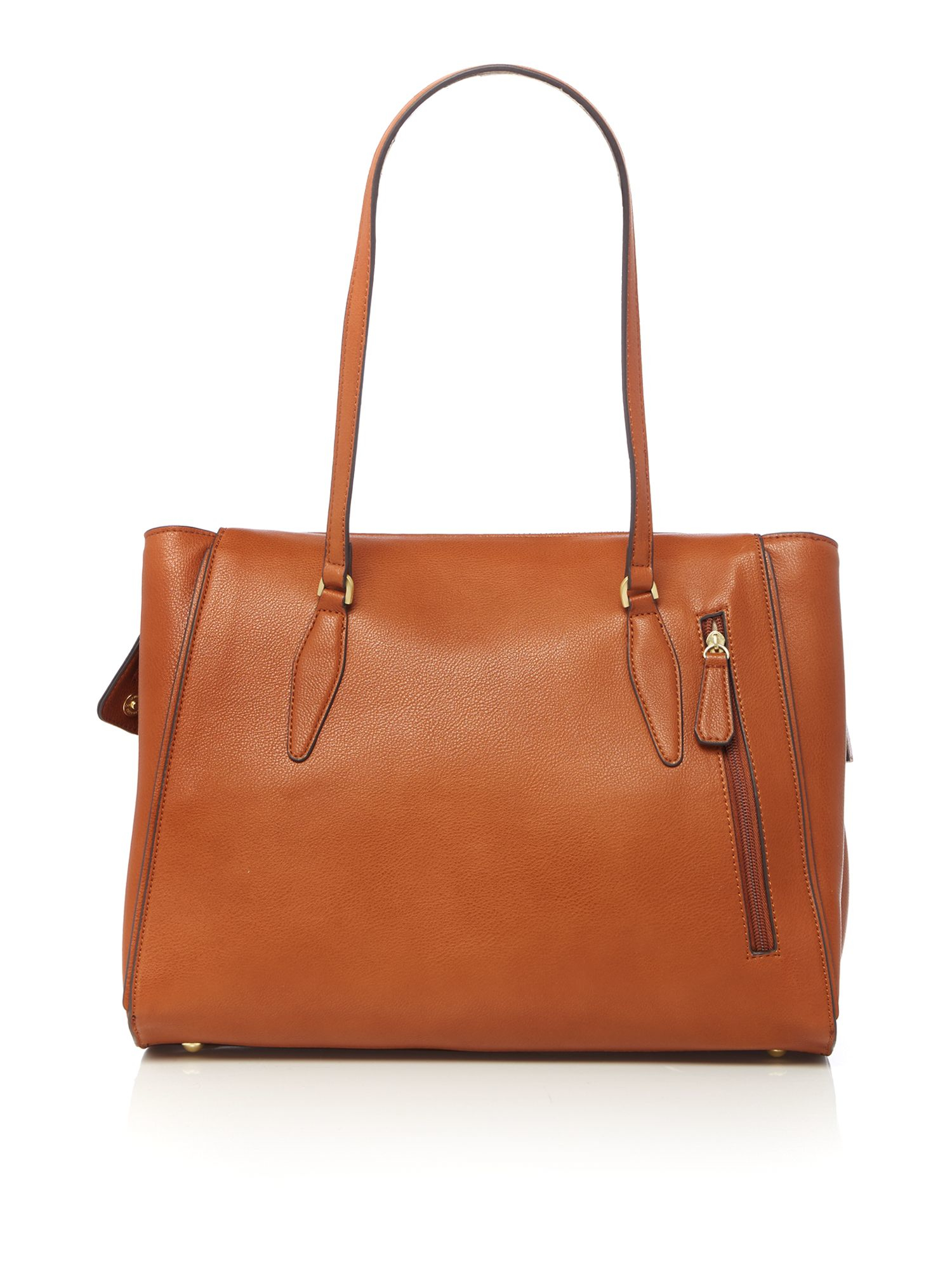 Fiorelli Hennessy Tan Large Shoulder Tote Bag in Brown | Lyst