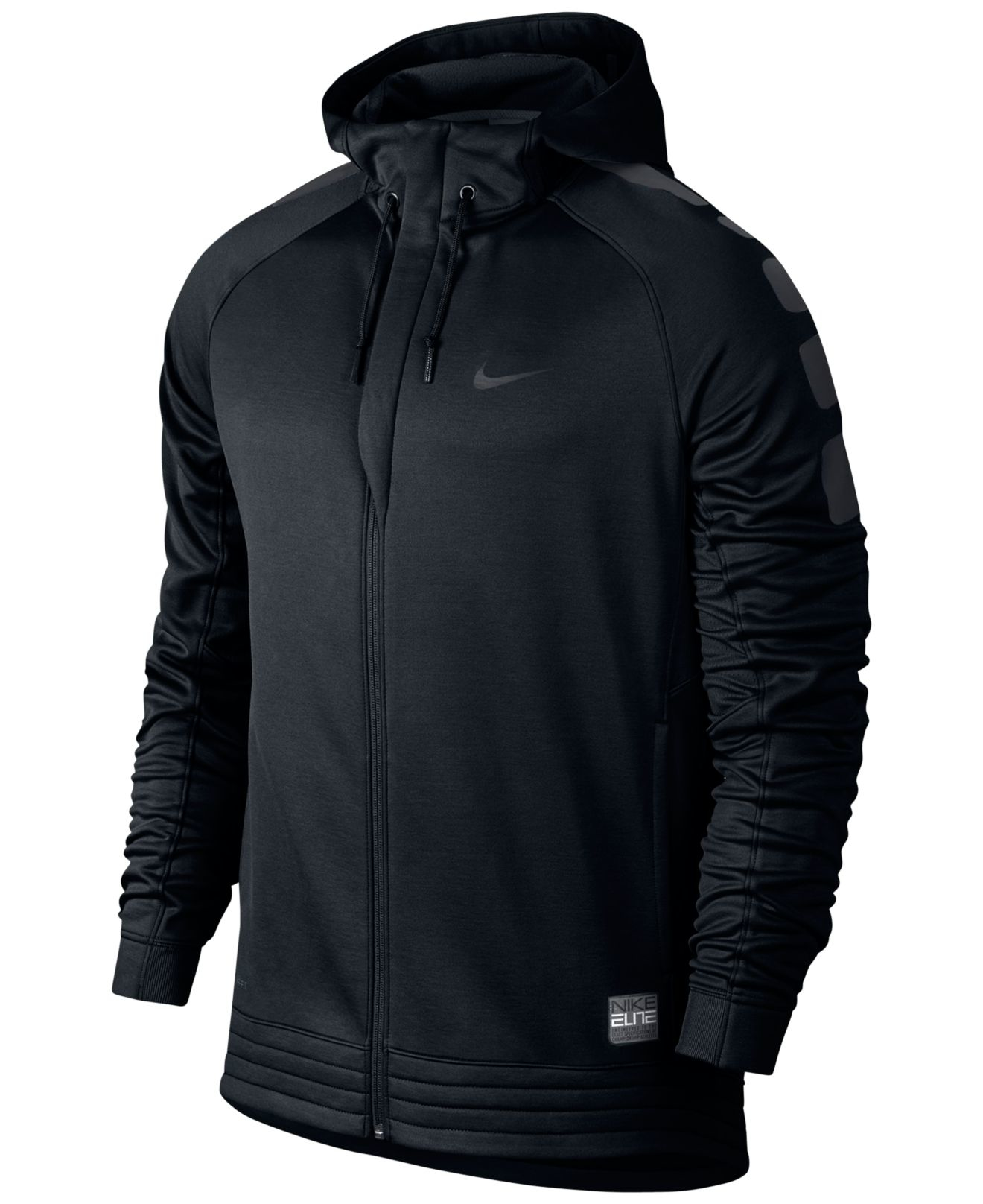 Lyst - Nike Men's Elite Striped Full-zip Basketball Hoodie in Black for Men