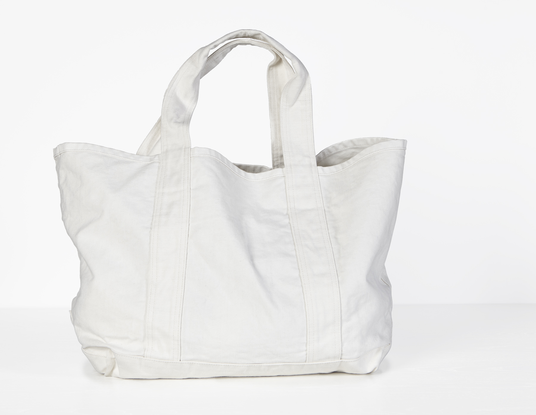 James Canvas Tote In White Lyst Gallery