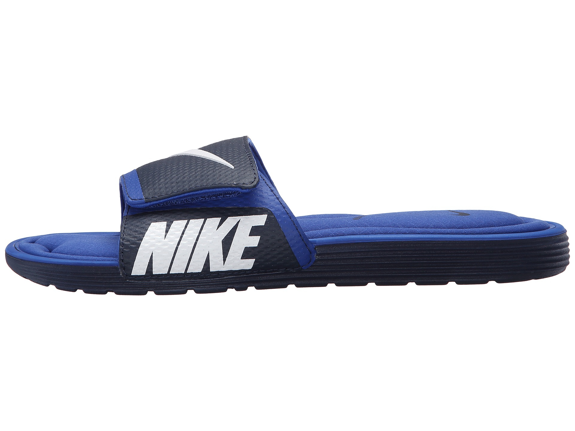 Nike Solarsoft Comfort Slide In Blue For Men Lyst