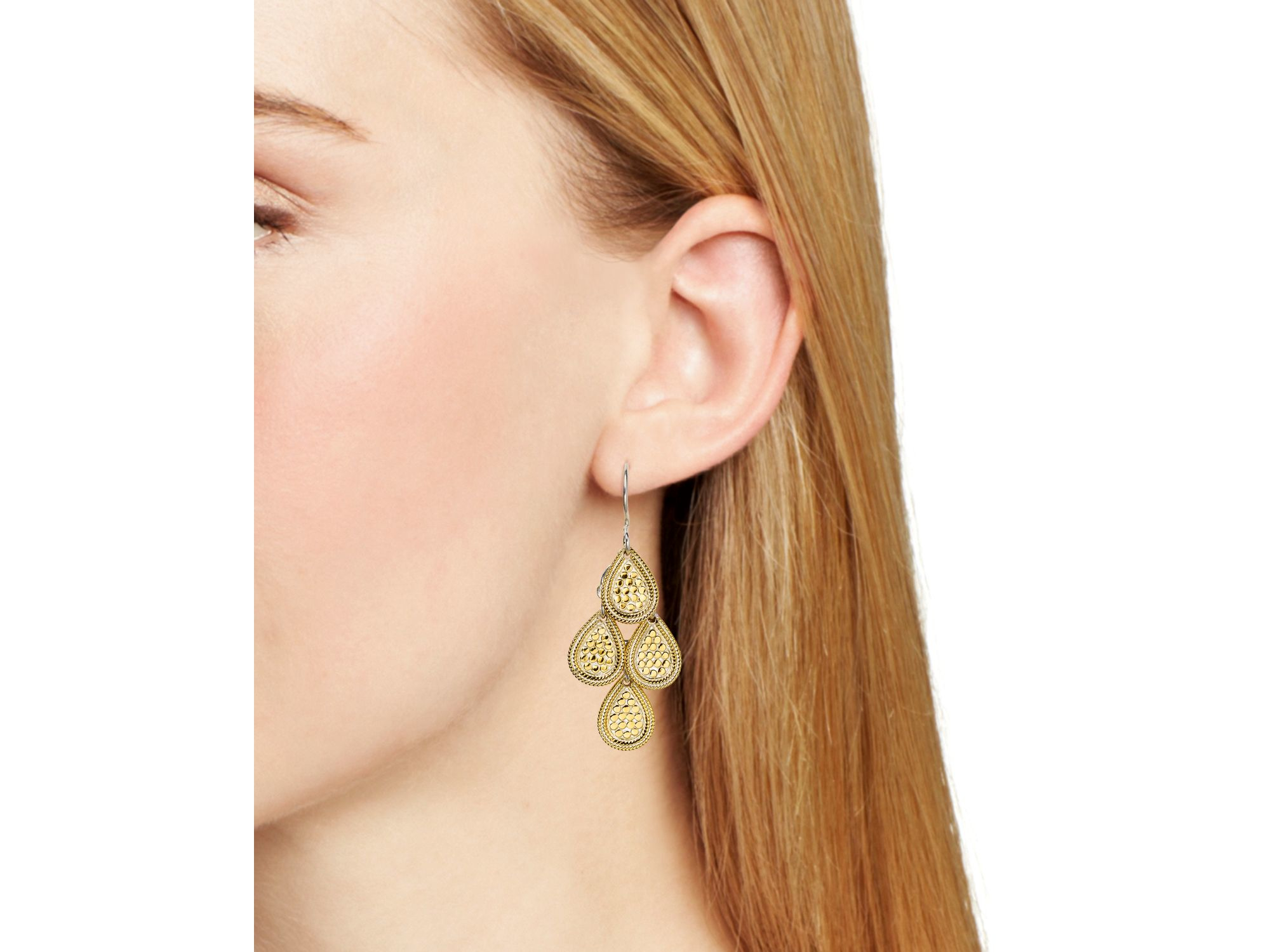 Lyst Anna Beck Chandelier Earrings In Metallic Gallery