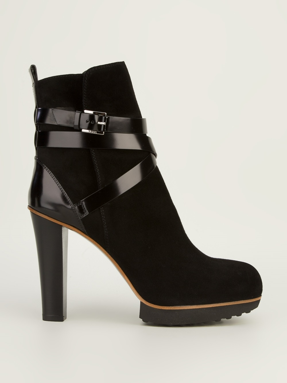 Lyst - Tod'S Ankle Boot in Black