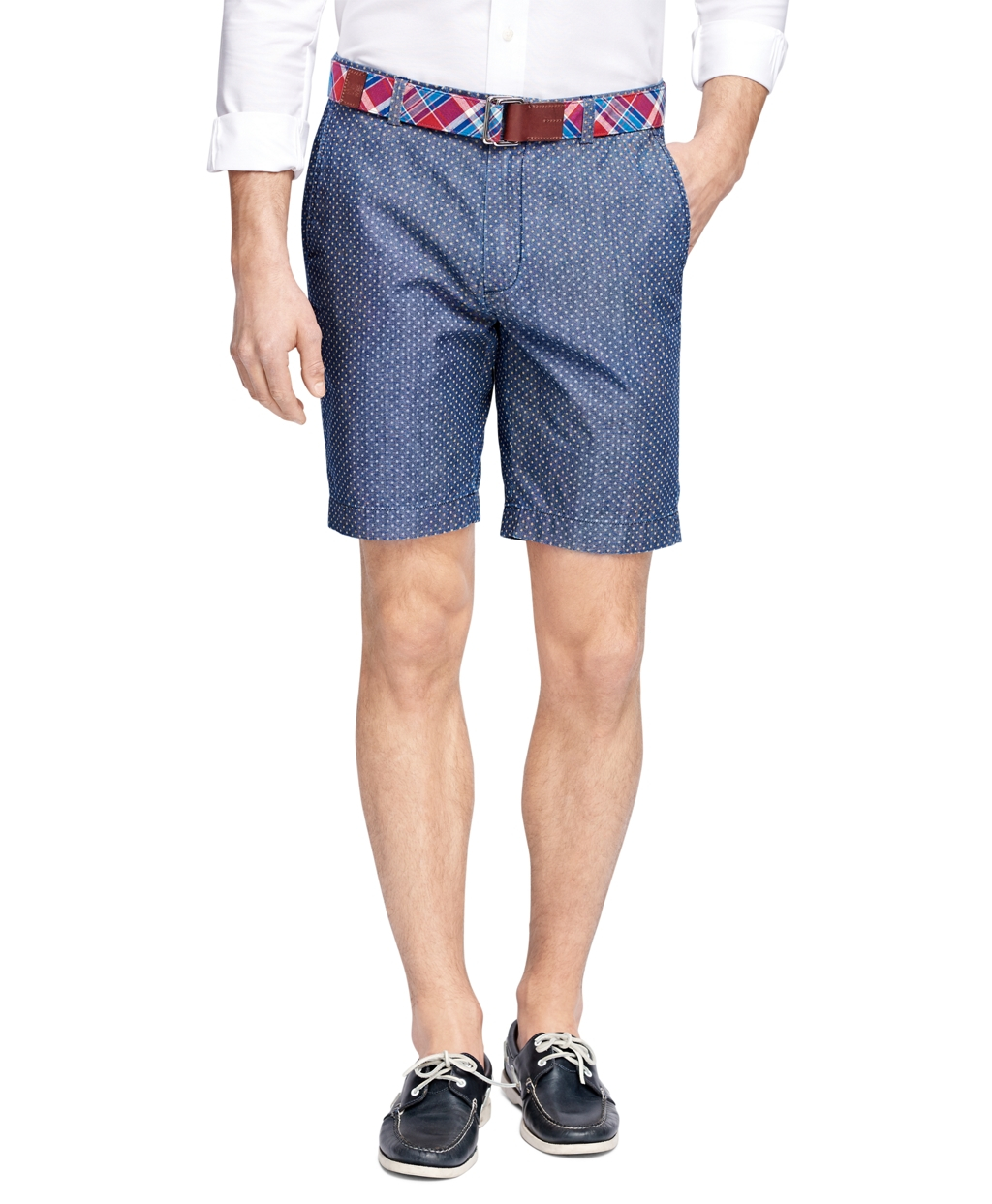 Lyst - Brooks Brothers Printed Dot Bermuda Shorts in Blue for Men