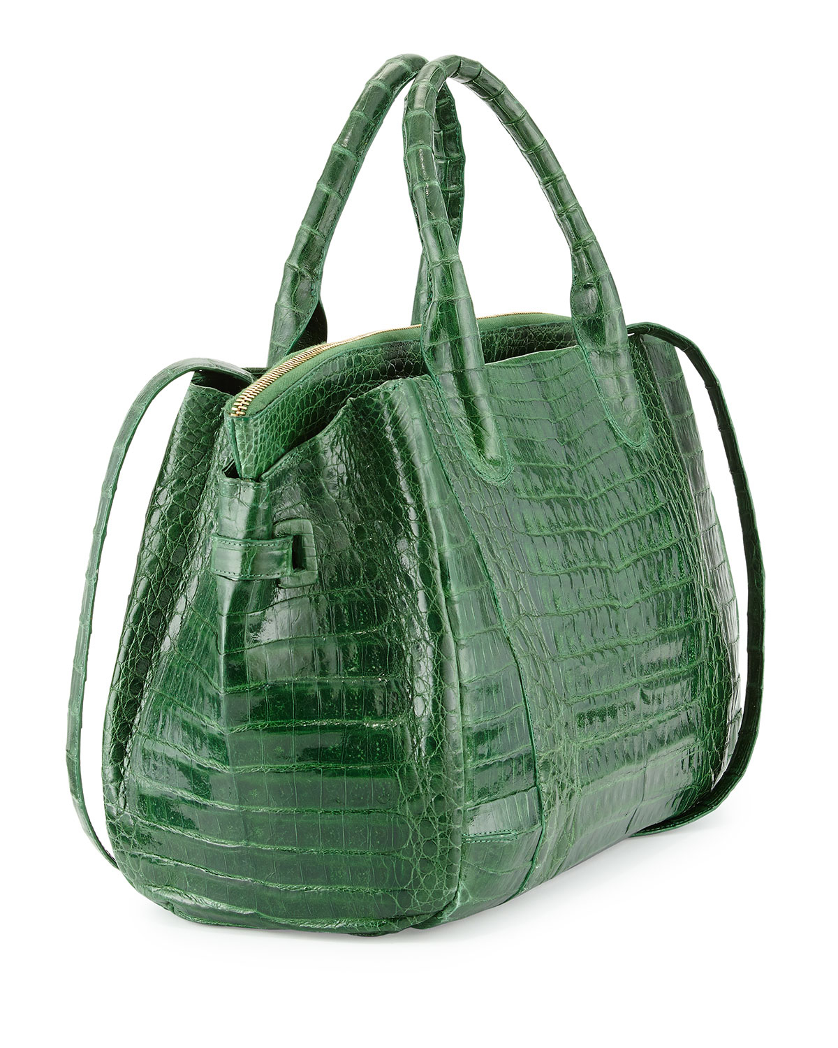 Nancy gonzalez Medium Crocodile Tote Bag in Green | Lyst