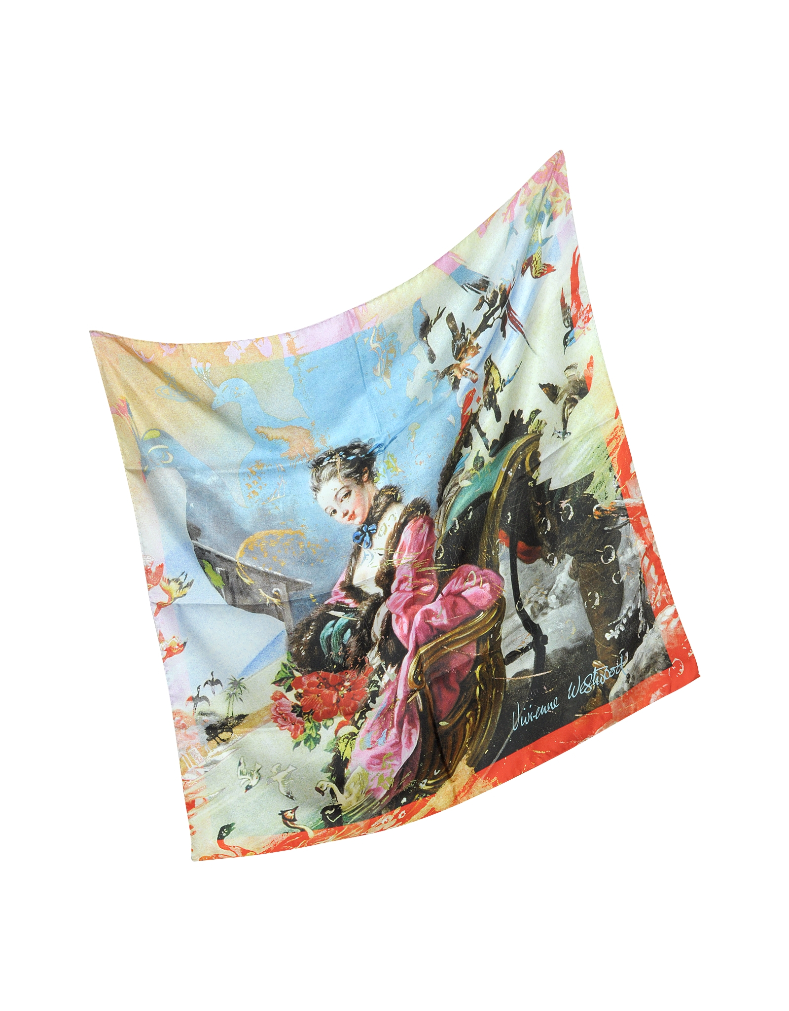 green vivienne westwood scarf