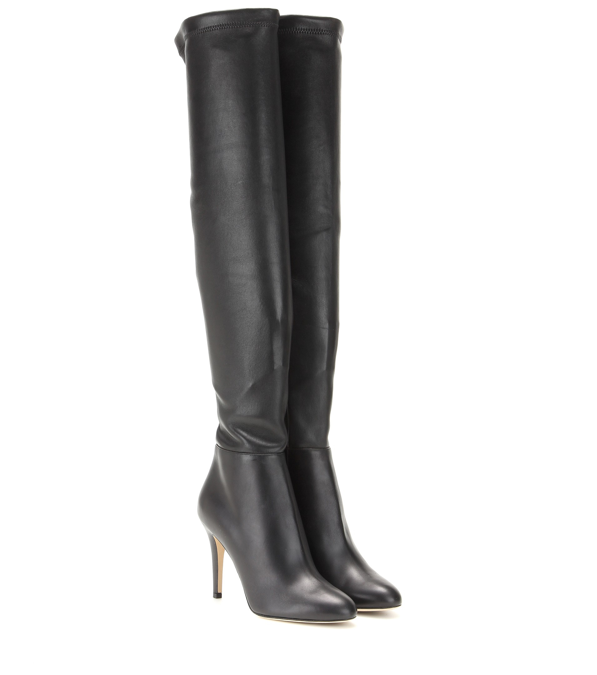 Lyst - Jimmy choo Toni Leather Over-The-Knee Boots in Black