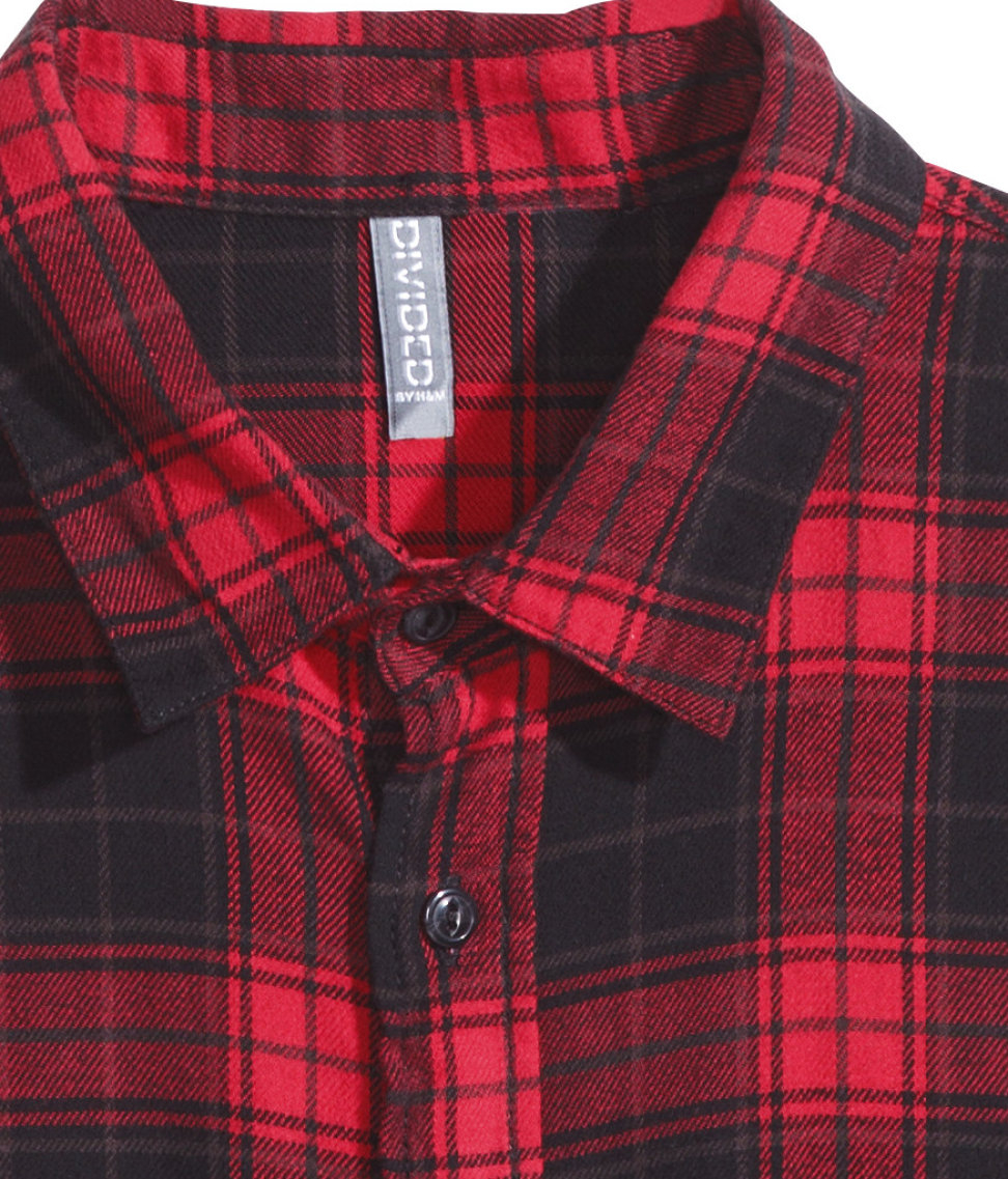 red flannel shirt men