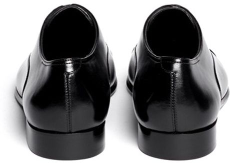 Artigiano Leather Oxford Shoes in Black | Lyst