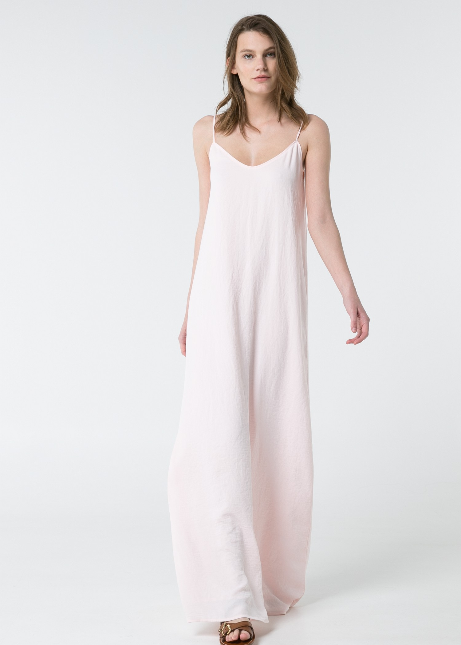 spaghetti strap sundress long