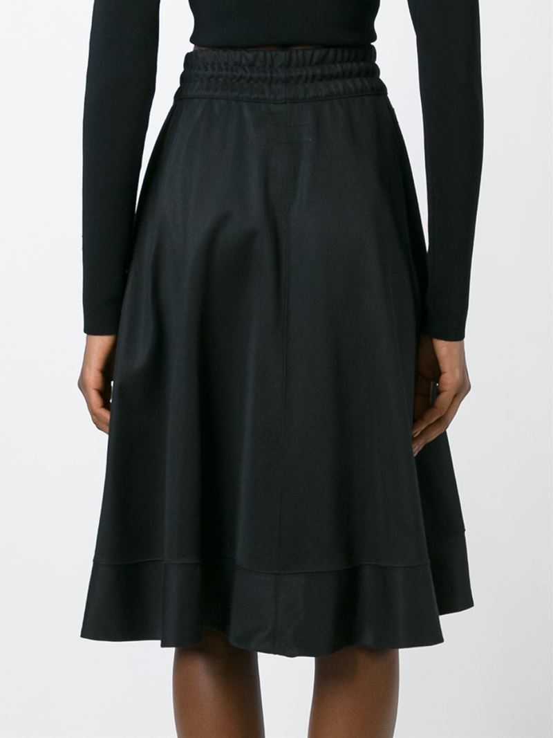 Adidas originals A-line Jersey Skirt in Black | Lyst