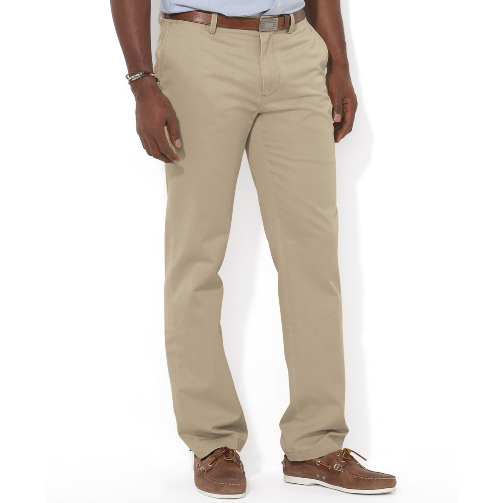 Polo ralph lauren Suffield Classic-fit Flat-front Chino Pants in Brown ...