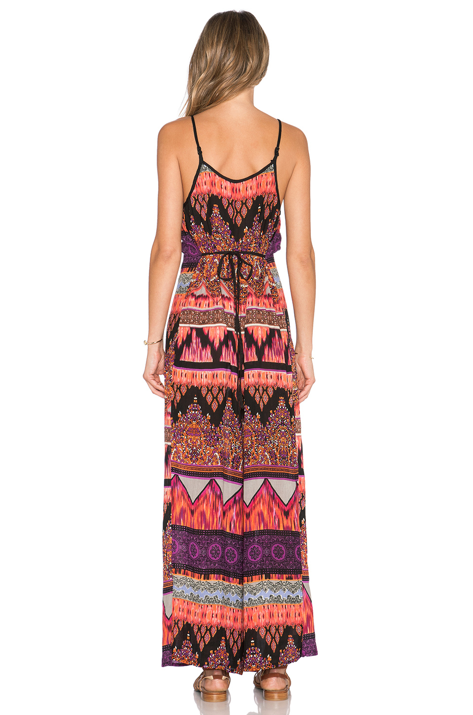 Lyst - Band Of Gypsies Jumpsuit in Pink