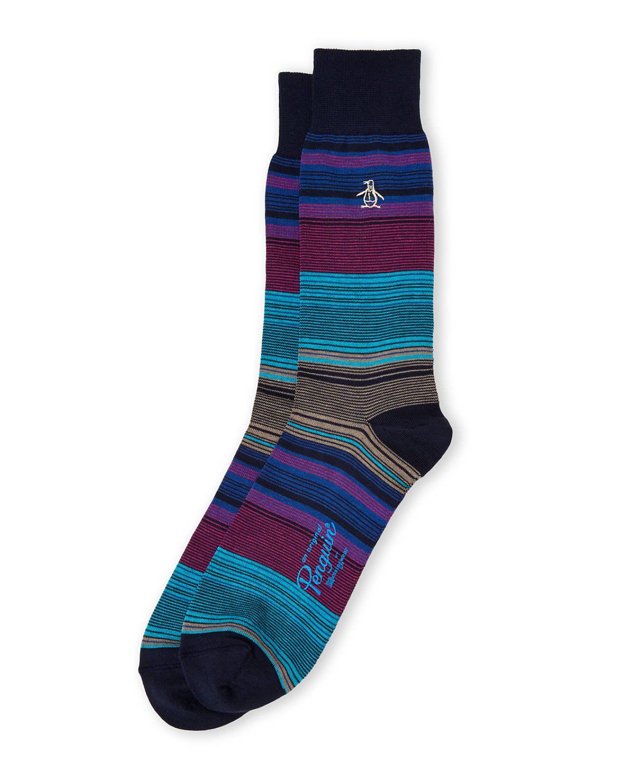 Lyst - Original Penguin Thin Stripe Socks in Blue for Men