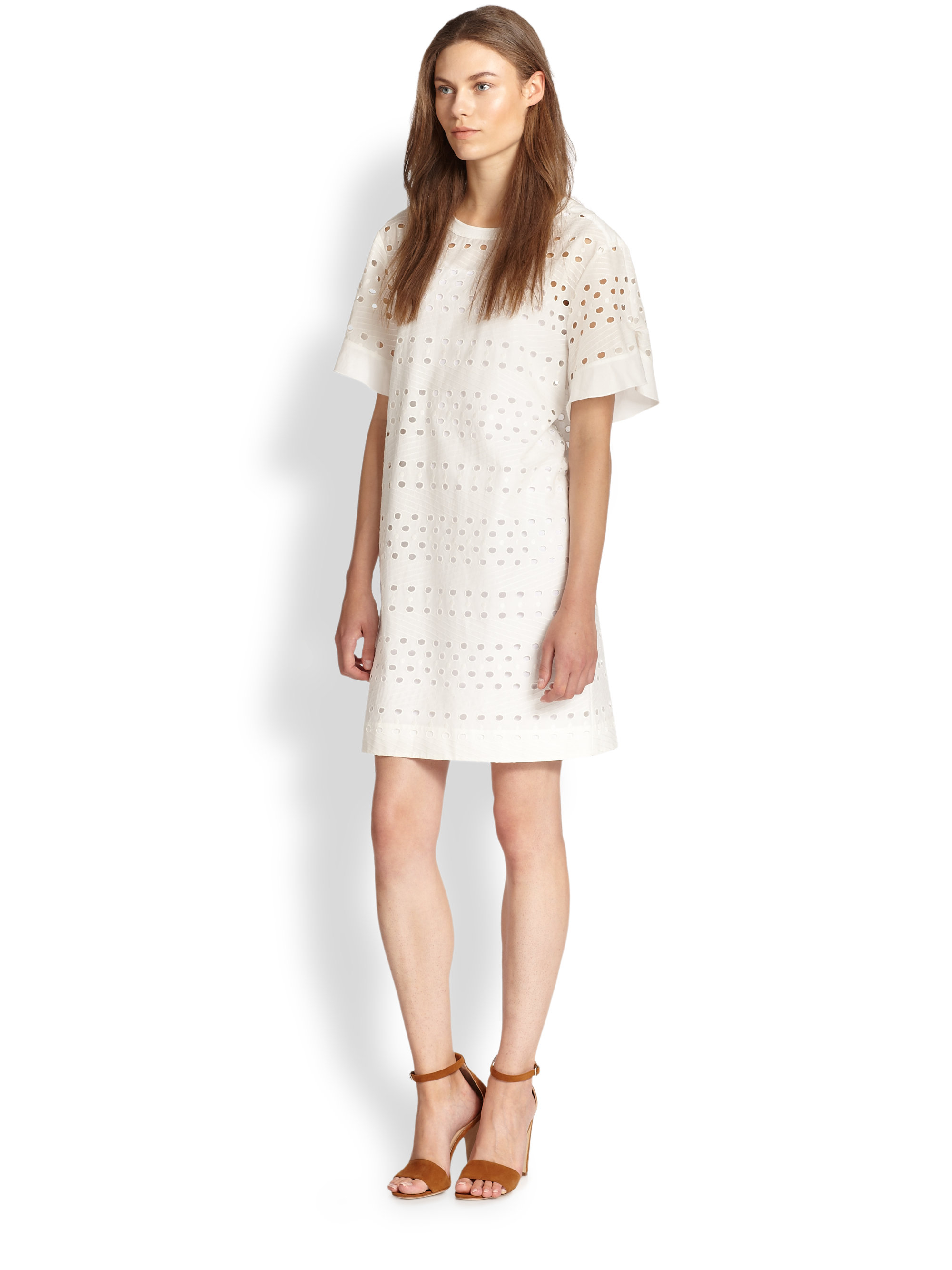 cheap white shirt dress