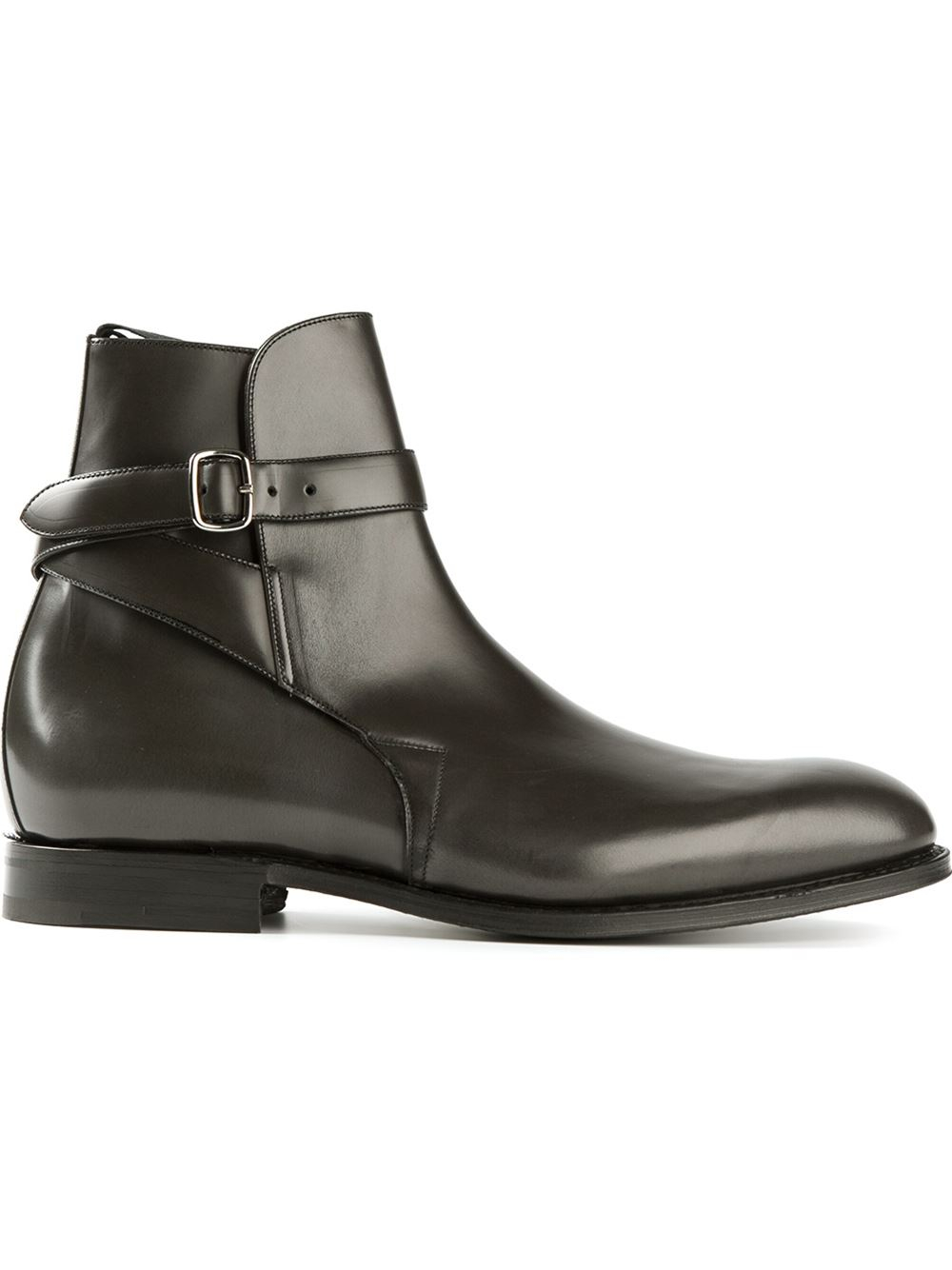 Lyst - Church'S Bcukle Strap Ankle Boots in Black for Men