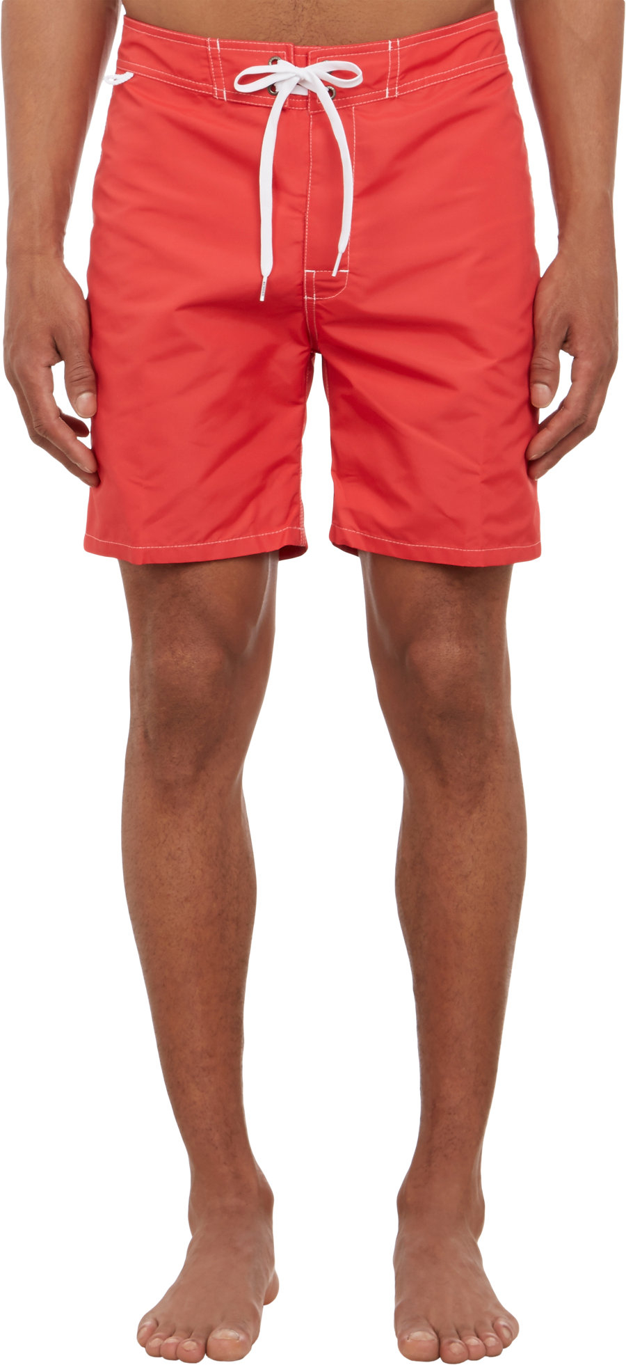 Sundek Nylon Board Shorts in Red for Men | Lyst