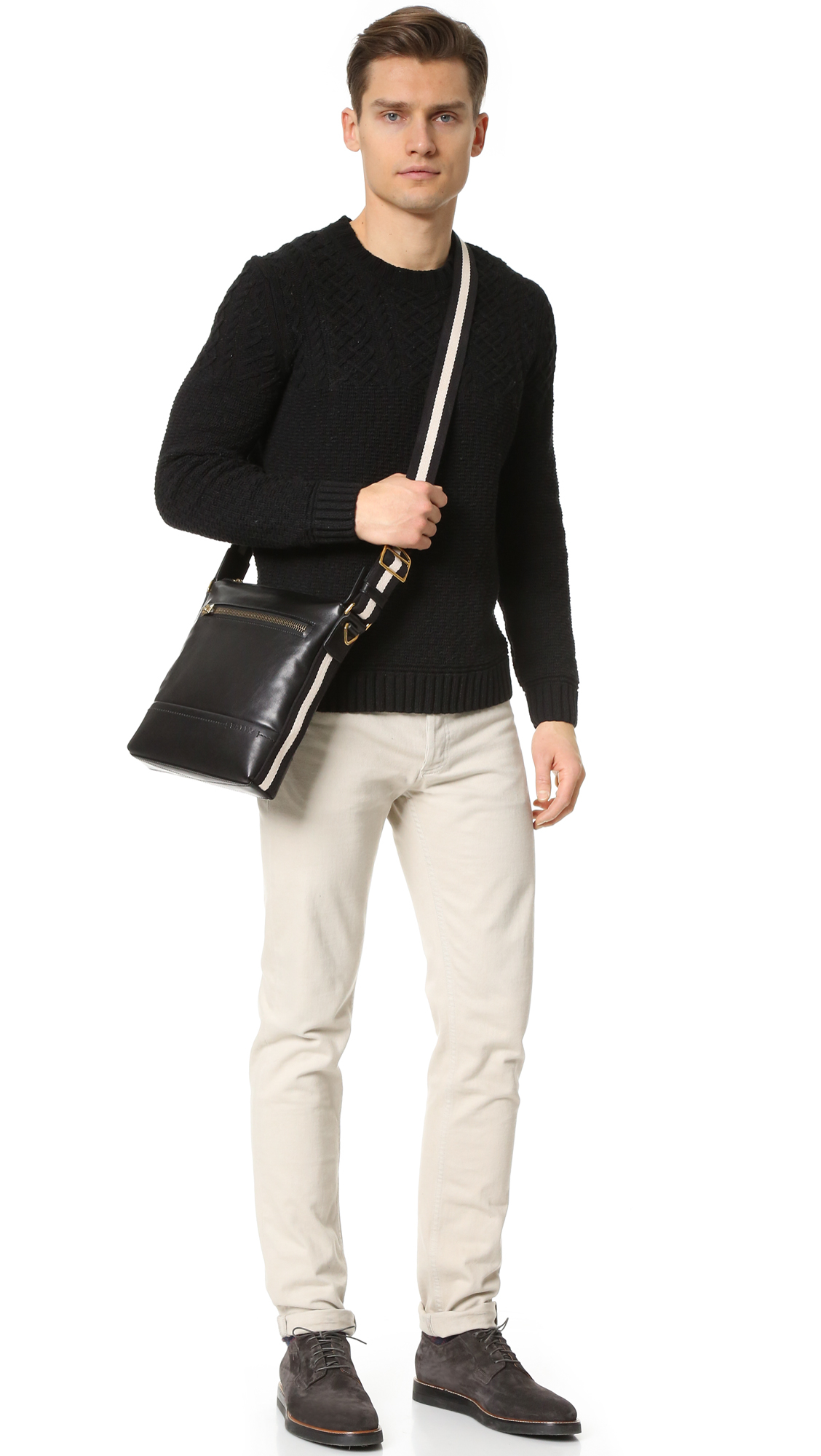 Lyst - Bally Trezzini Sling Bag in Black for Men