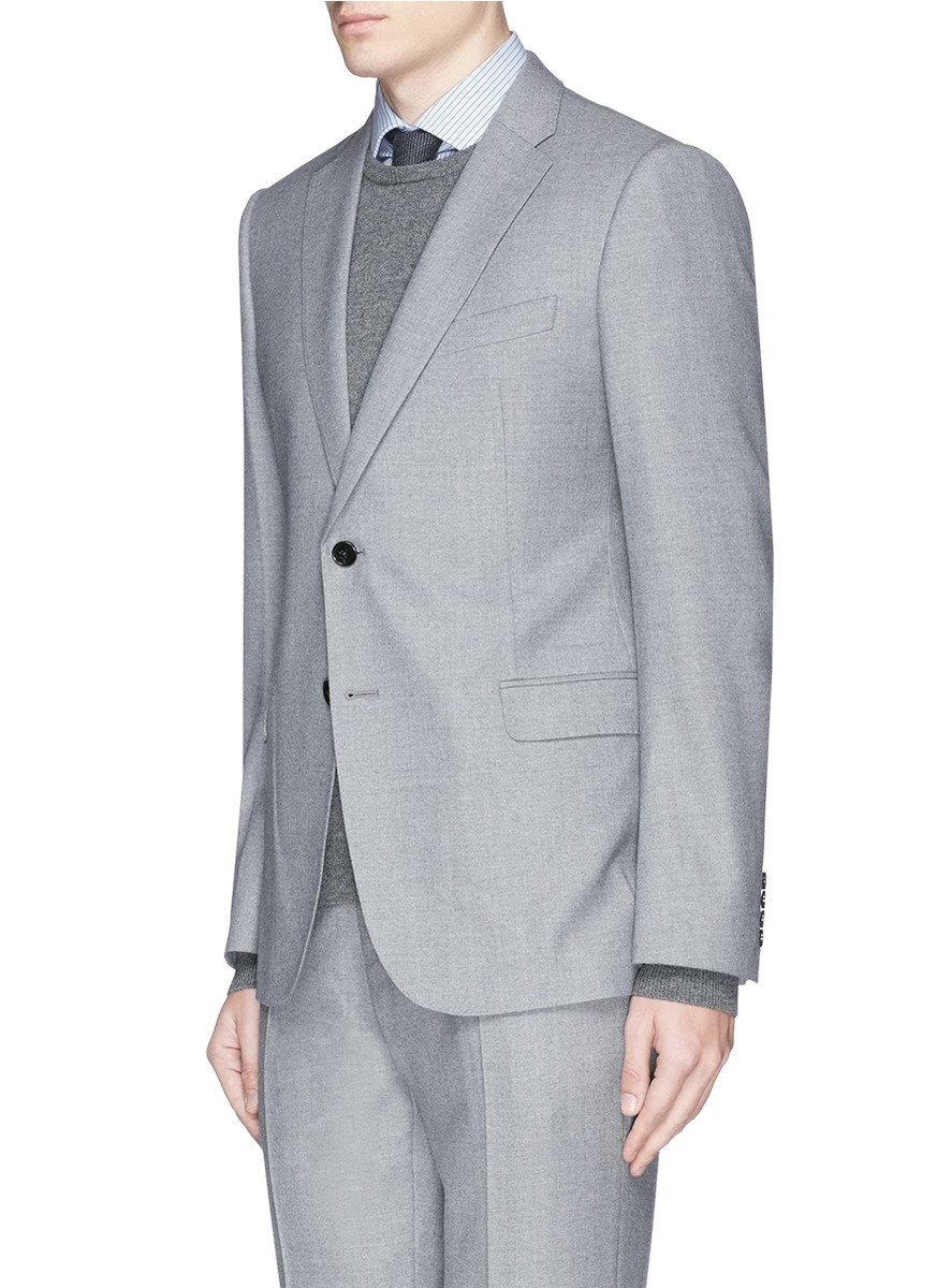 Related categories The mid-grey flannel suit is a timeless piece of menswear that is trending for autumn/winter A worthwhile investment for any modern professional, it oozes understated luxury and gentlemanly sophistication and makes a versatile and practical addition to any cold-weather tailoring collection.