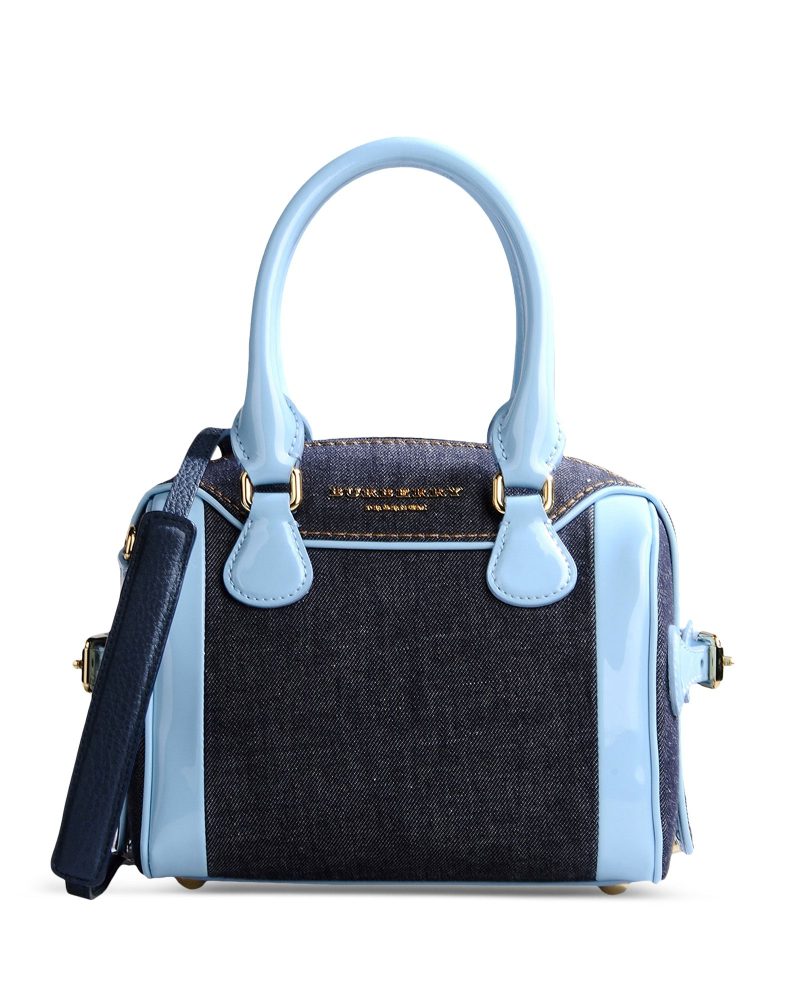 Burberry prorsum Medium Fabric Bag in Blue Lyst