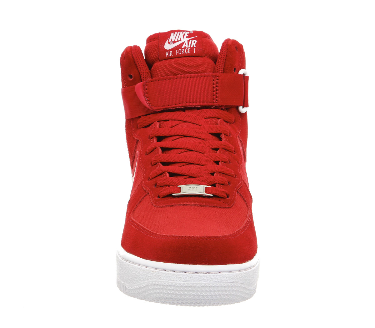 Nike Air Force 1 Hi in Red | Lyst