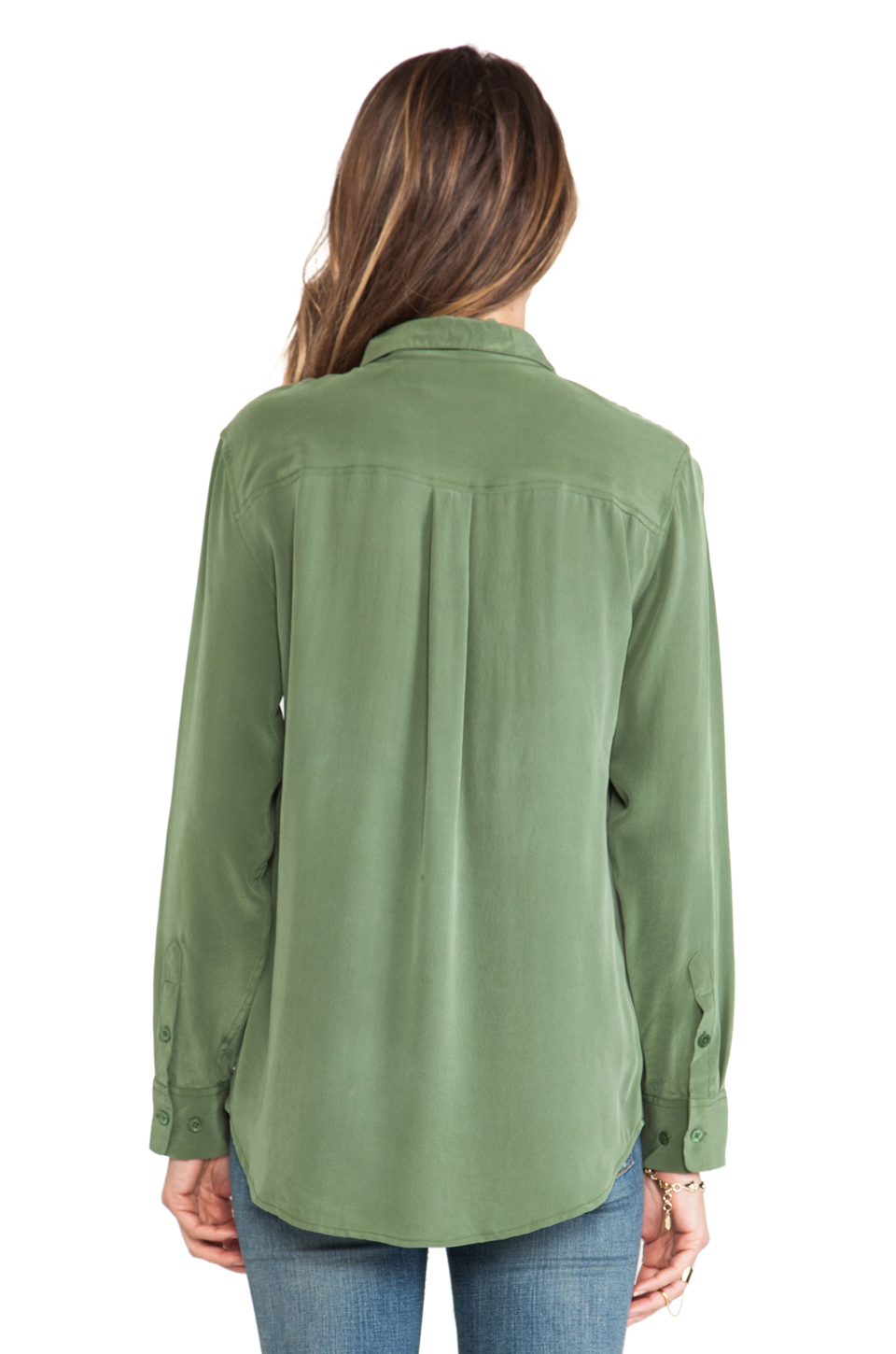 green blouses uk