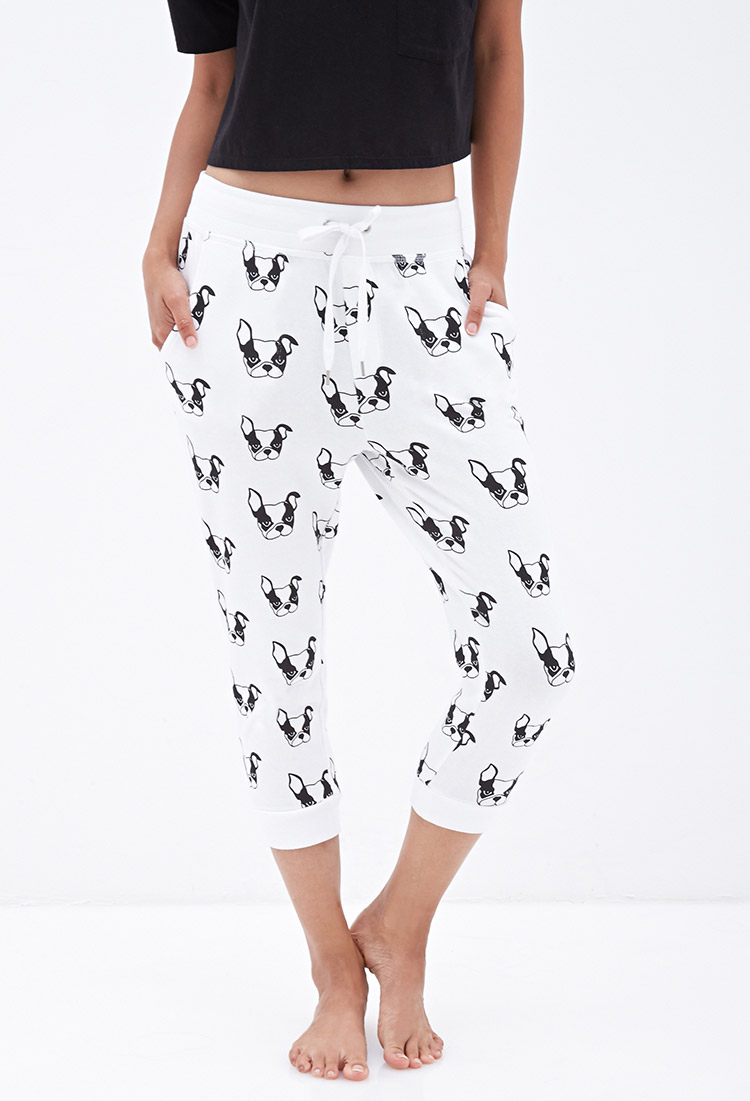 Forever 21 Boston Terrier Pj Bottoms You've Been Added To