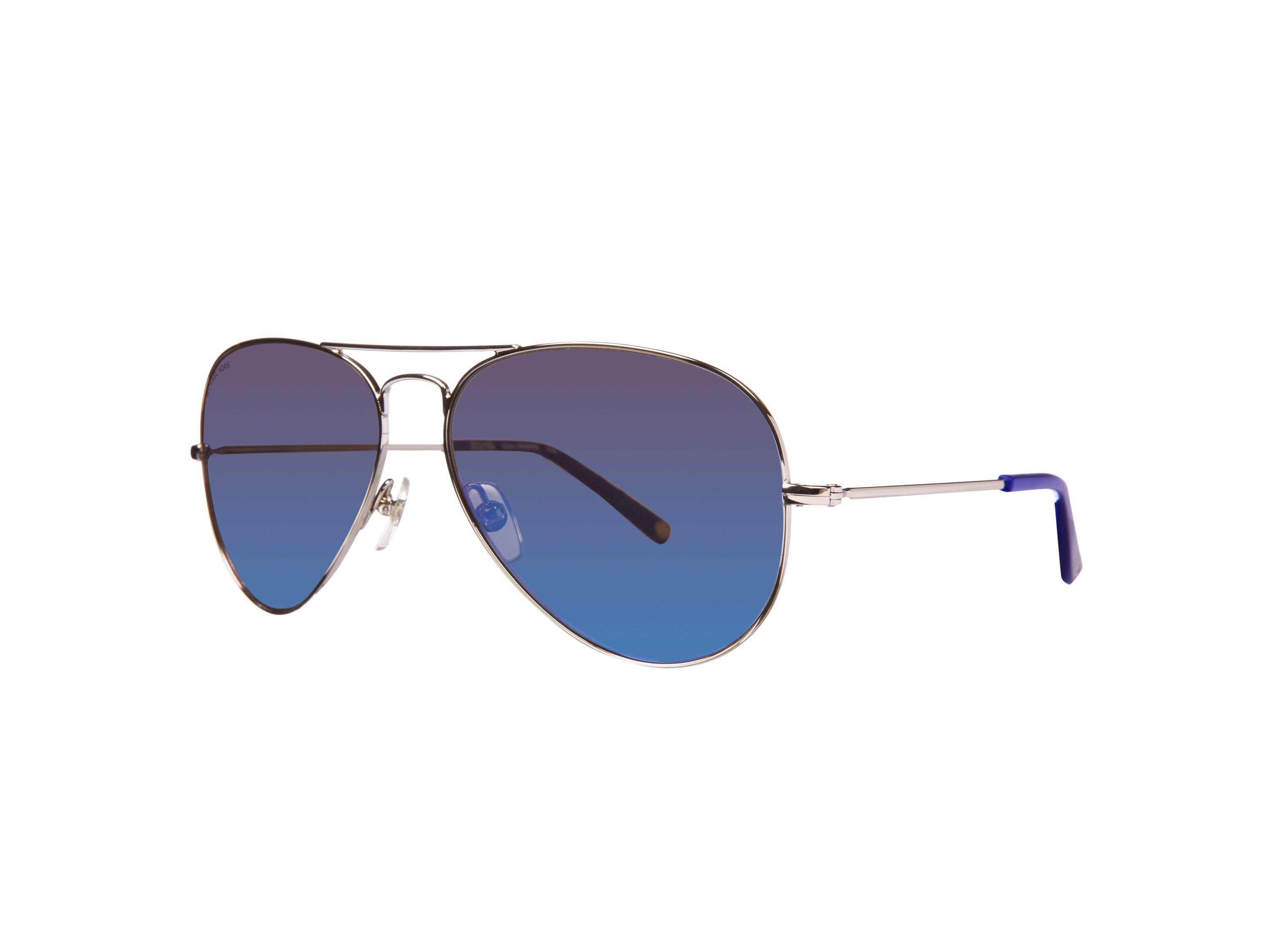 Michael Kors Unisex Blue Mirror Rectangle Sunglasses in Blue for Men | Lyst