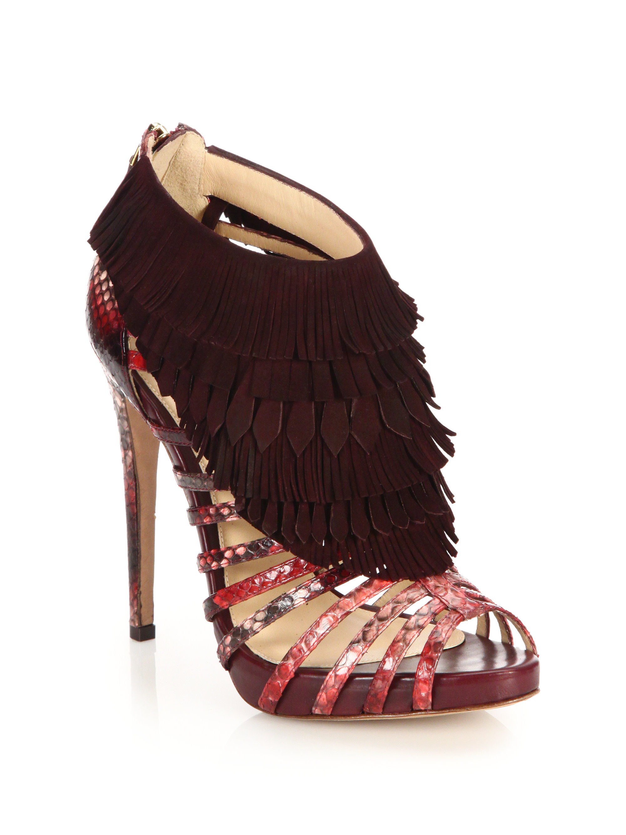 alexandre birman python sandals