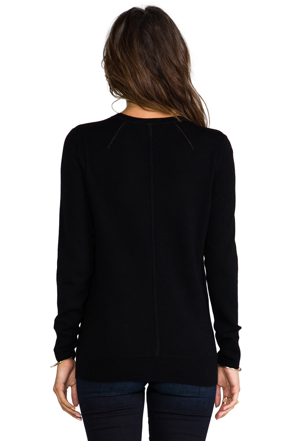 Lyst - Rag & Bone Natalie Sweater in Black in Black